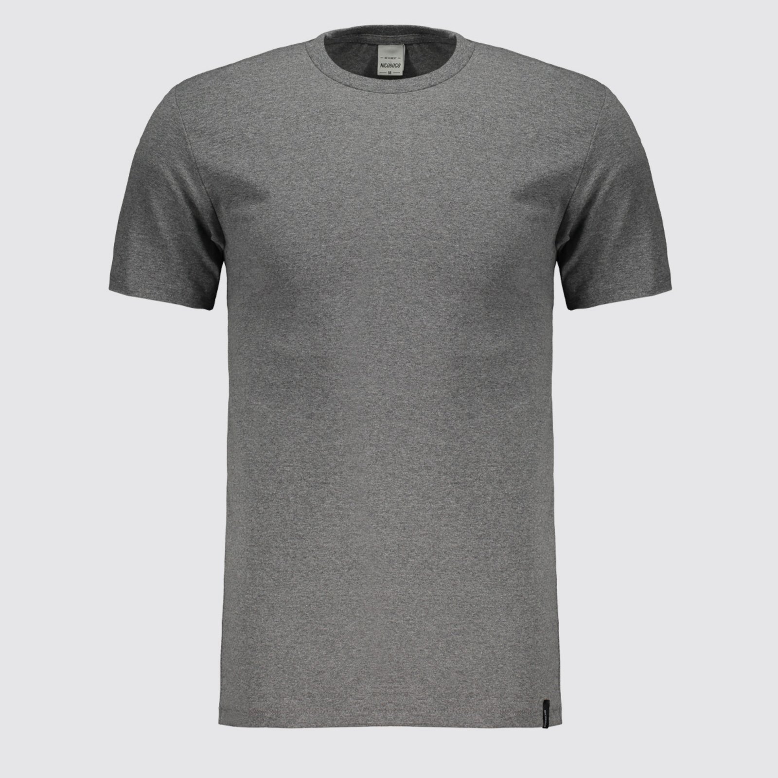 Camiseta Nicoboco Stretch Caccini Cinza Escuro