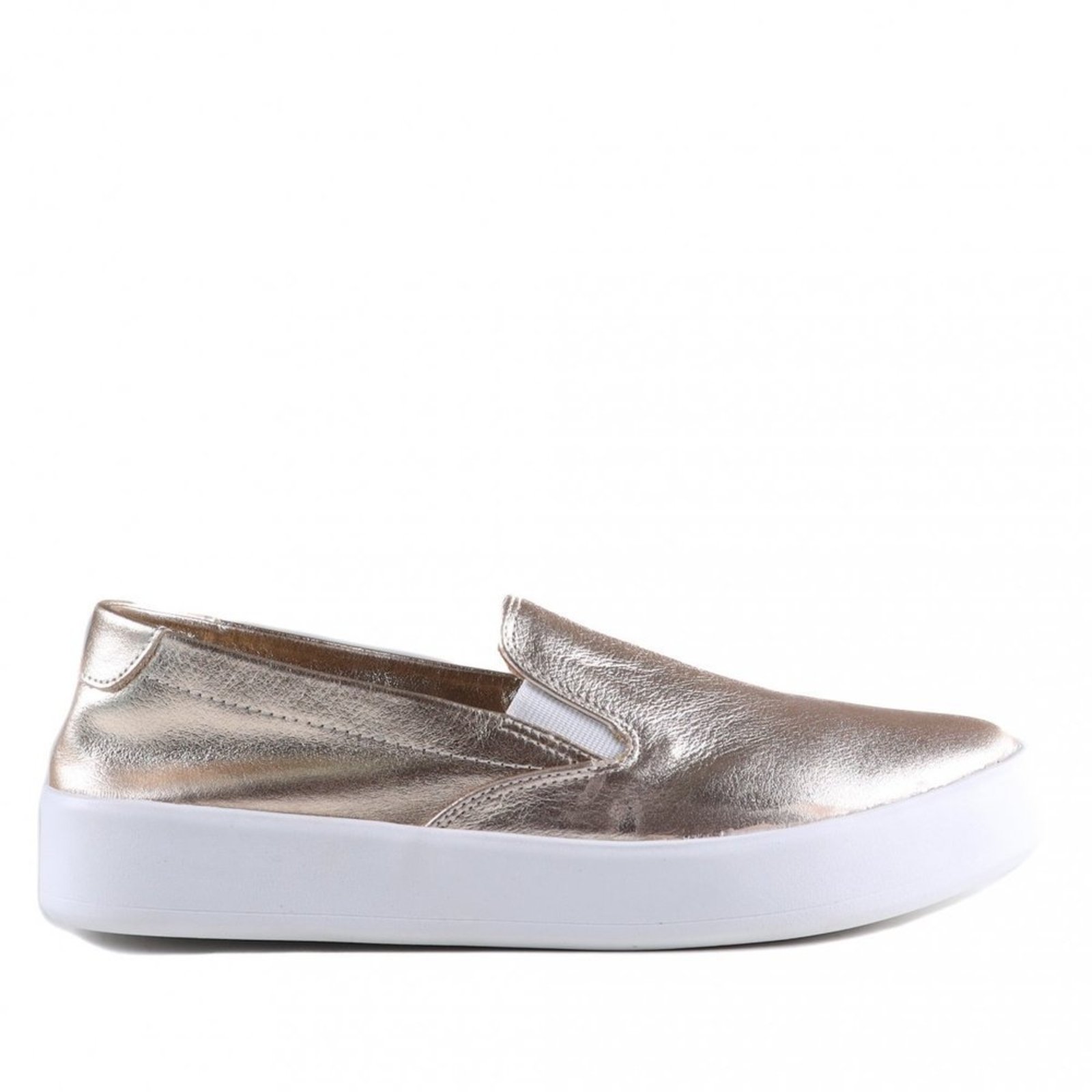 Tênis Zariff Feminino Slip On 194671764 Zariff Dourado