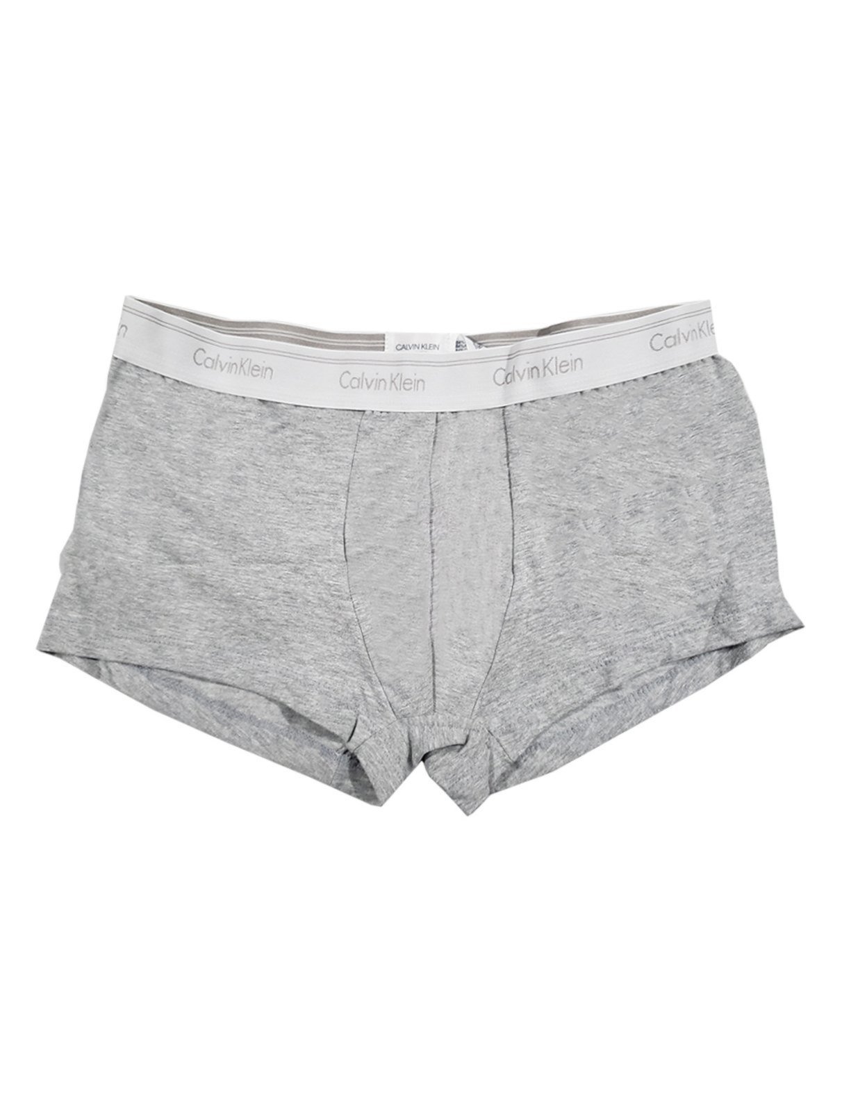 Vista 3 Cueca Calvin Klein Low Rise Trunk C11.02 CZ05 Pack 2UN cinza Calvin Klein cinza