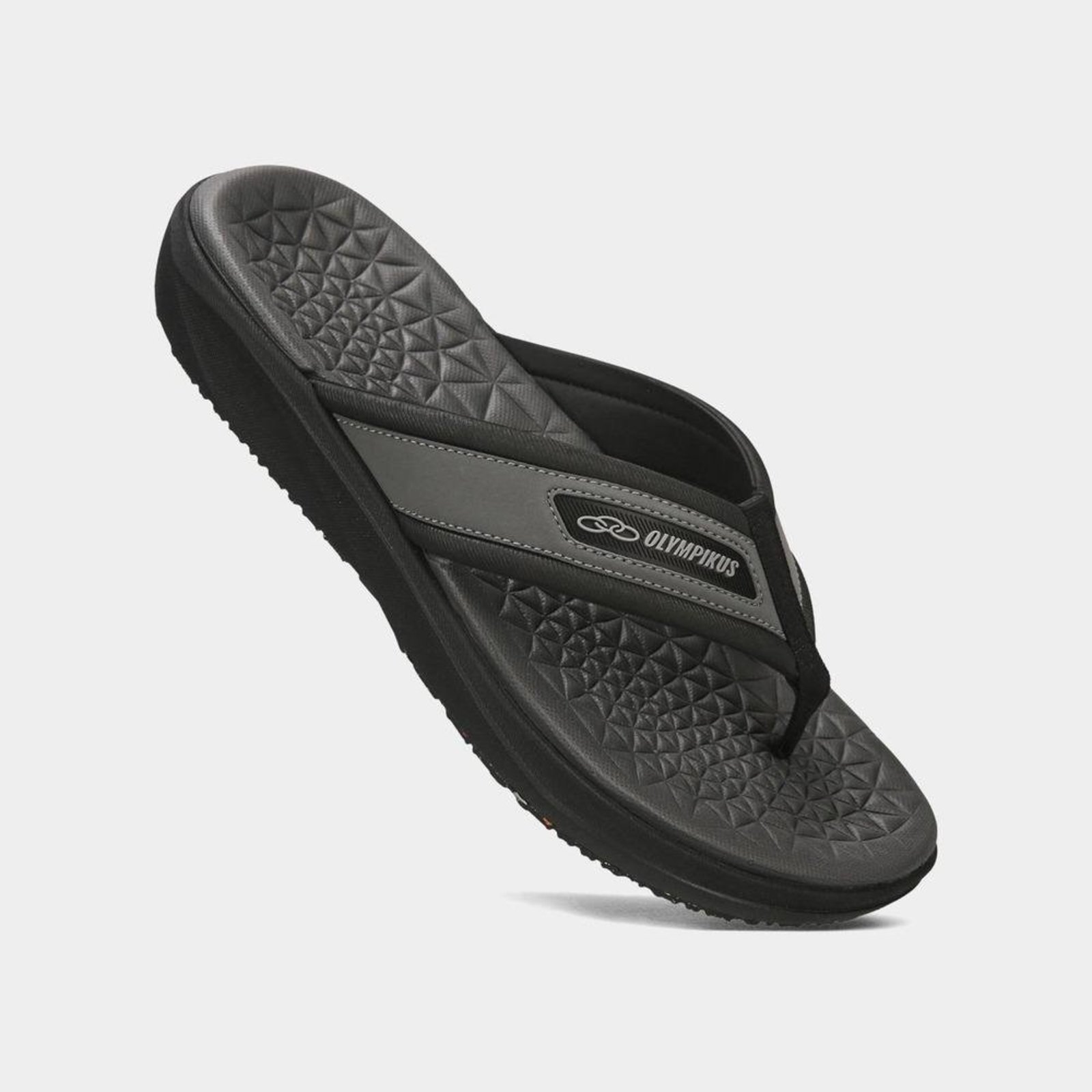 Chinelo Dedo Olympikus . 921 Plus Preto/Chumbo 37/38