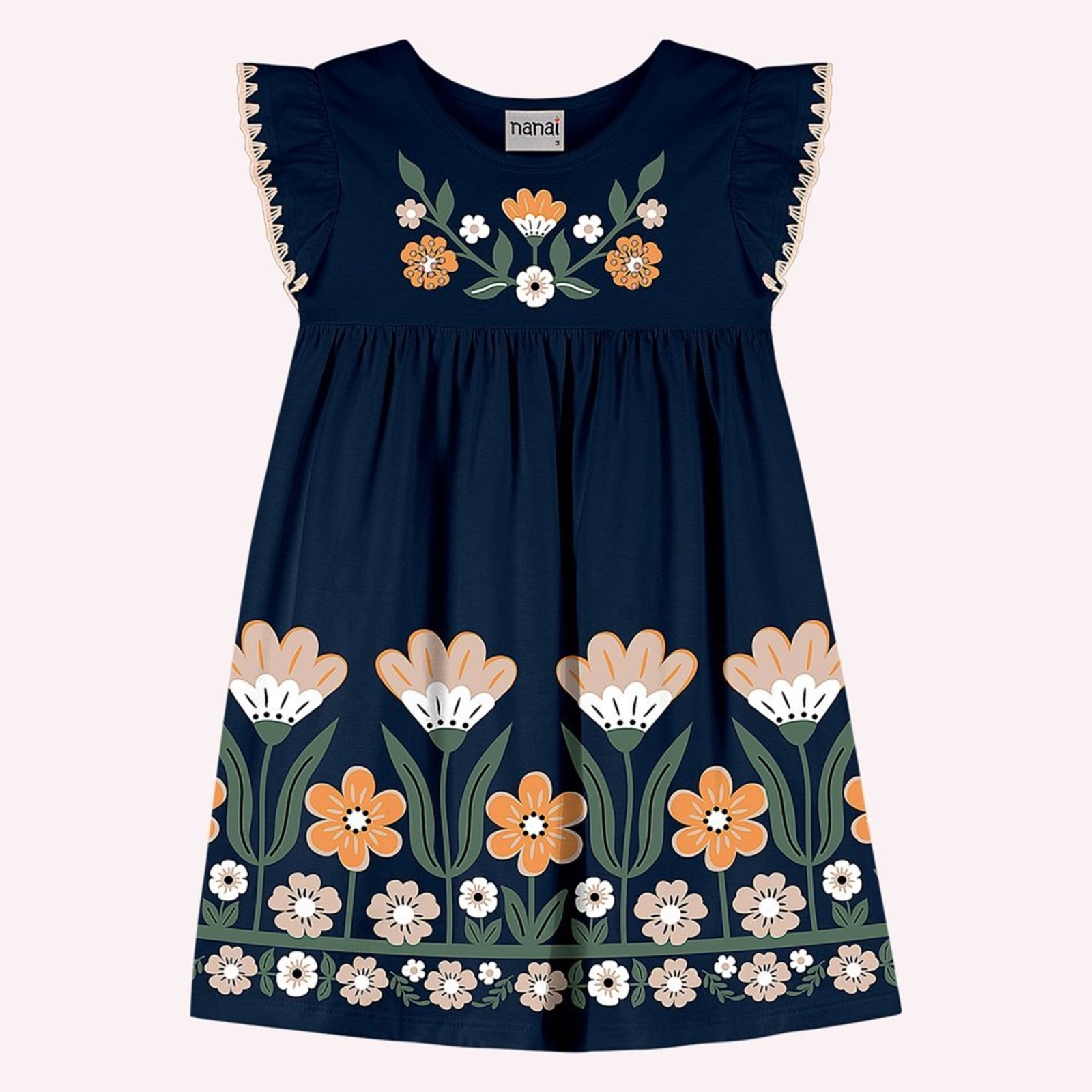Infantil - Vestido Menina com Strass Nanai