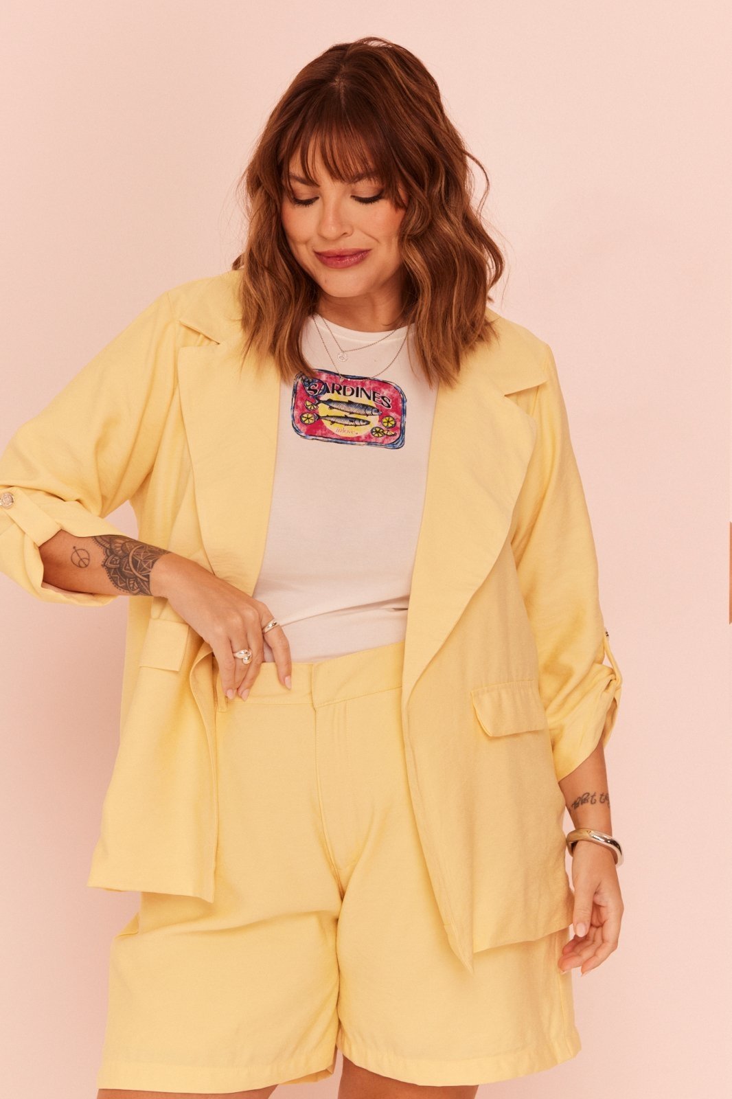Blazer In Love Julia Amarelo