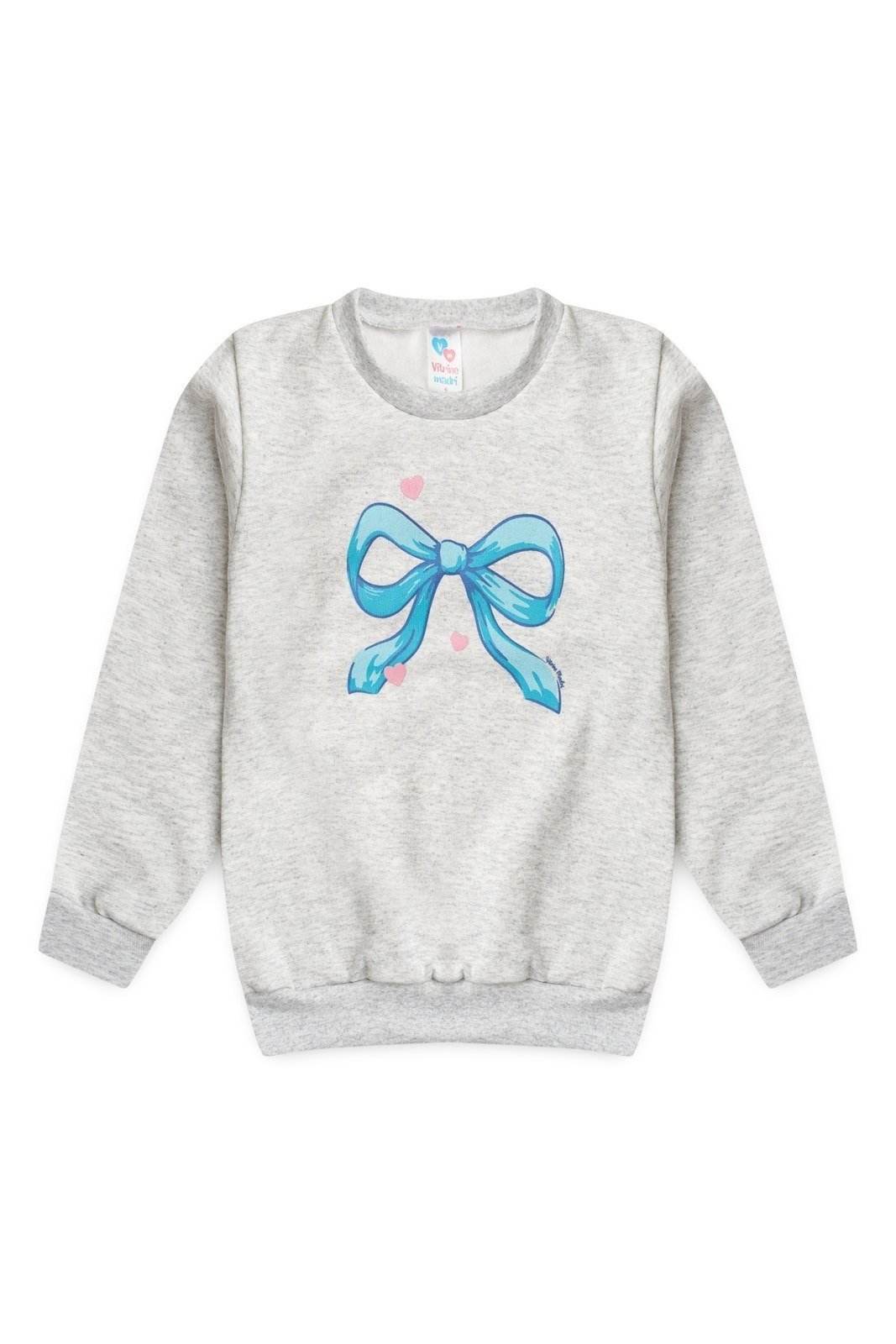 Infantil - Blusa Moletom Menina Pretty Bow