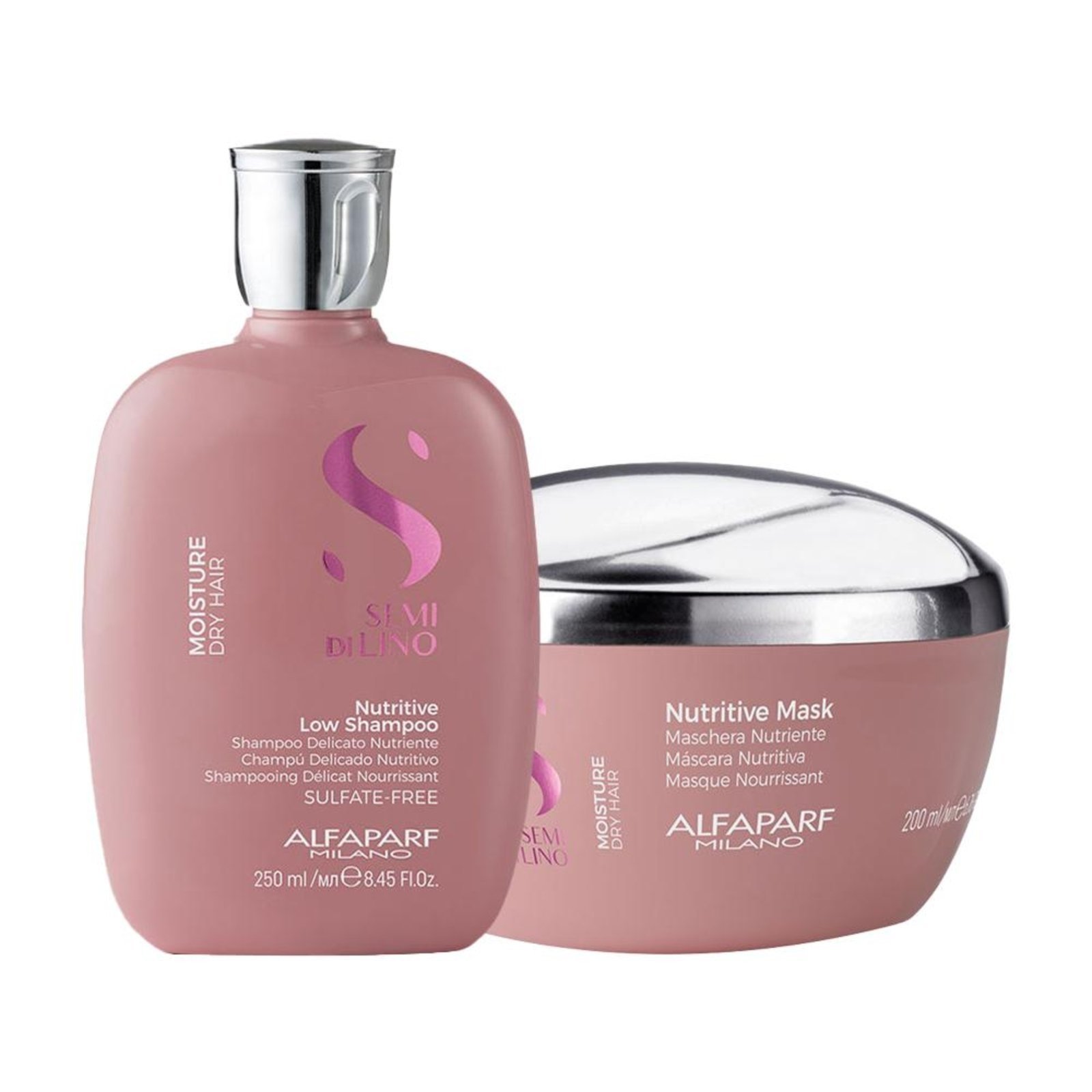 Alfaparf Semi Di Lino Moisture Shampoo e Máscara