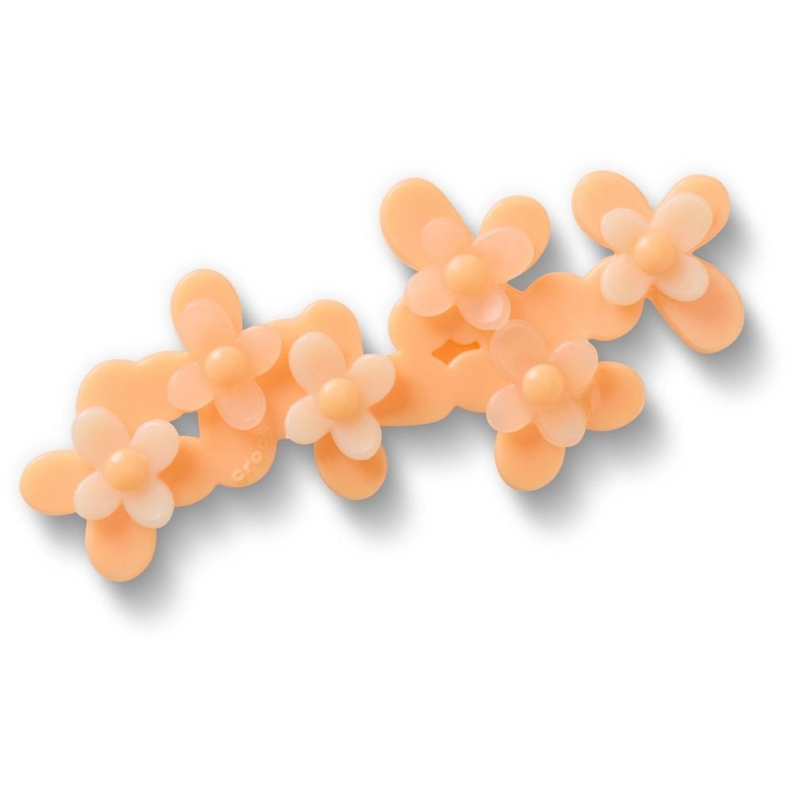 Vista 2 Infantil - Jibbitz™ Flores Laranja Florescendo Crocs branco