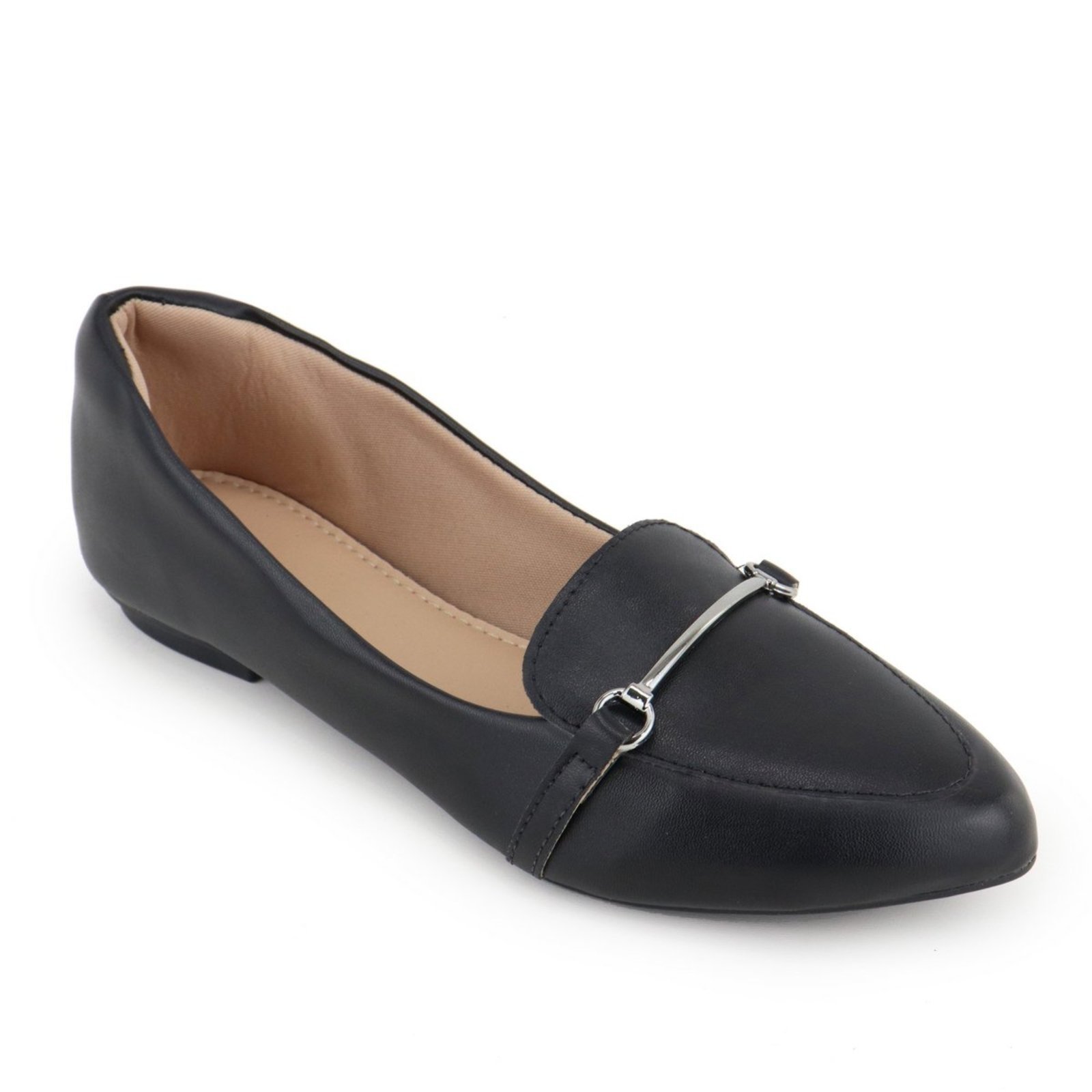 Sapatilha Mocassim Feminina Preta Confortável Sapatos Feminina Elegante