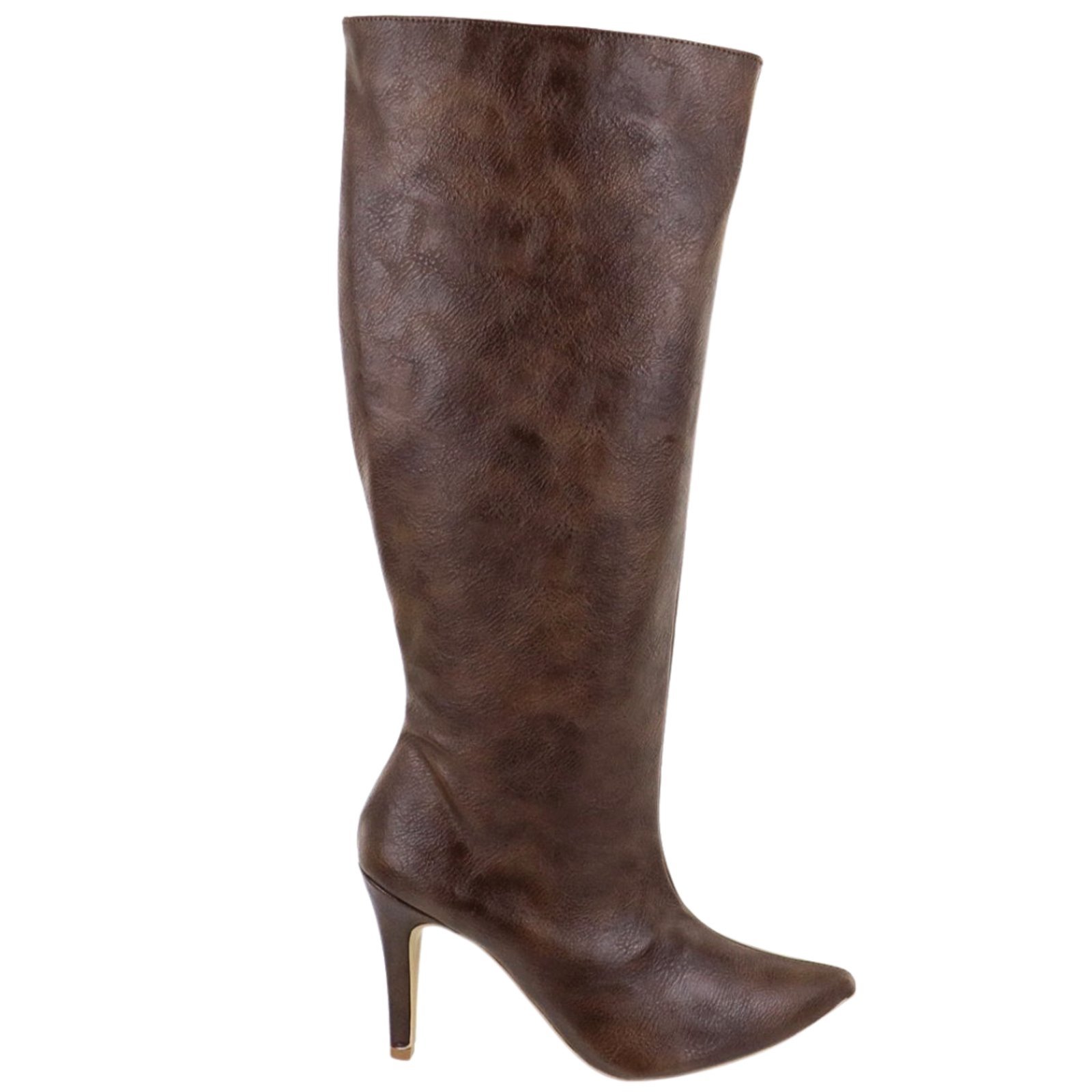 Bota Feminina Cano Alto Hannah Footwear 1712 Destroyed Cacau