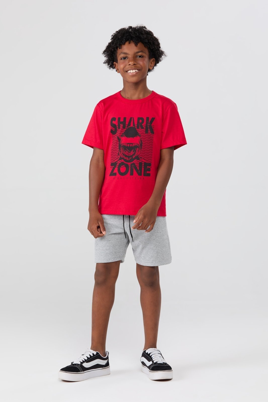 Infantil - Conjunto Masculino de Verão Shark Zone