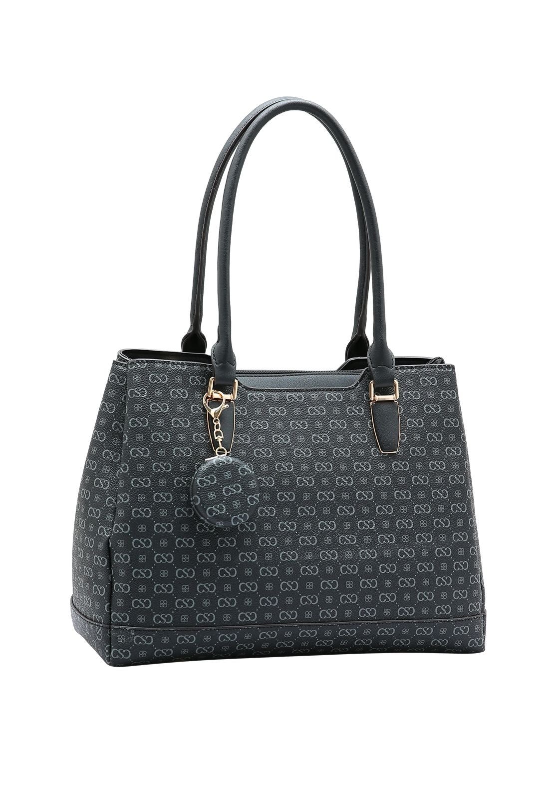 Bolsa Feminina Chenson Monograma Elegance 3485405 Preto