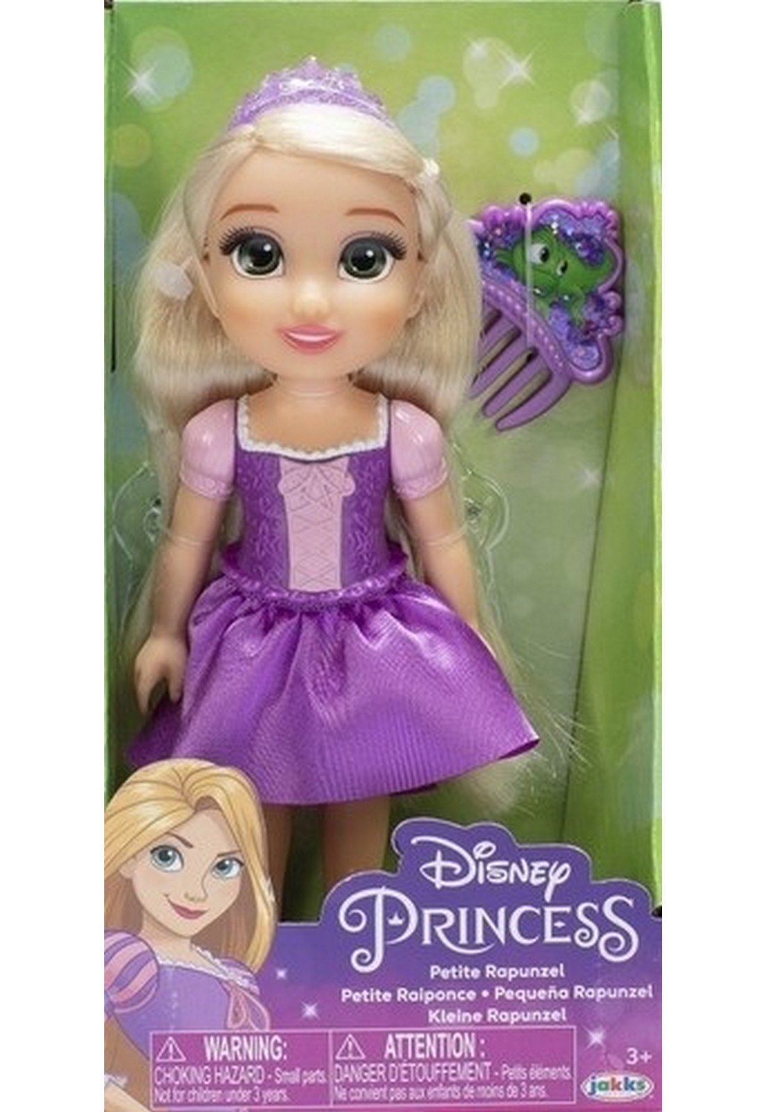 Infantil - Boneca Princesas Rapunzel Articulada com pente Luxo Disney