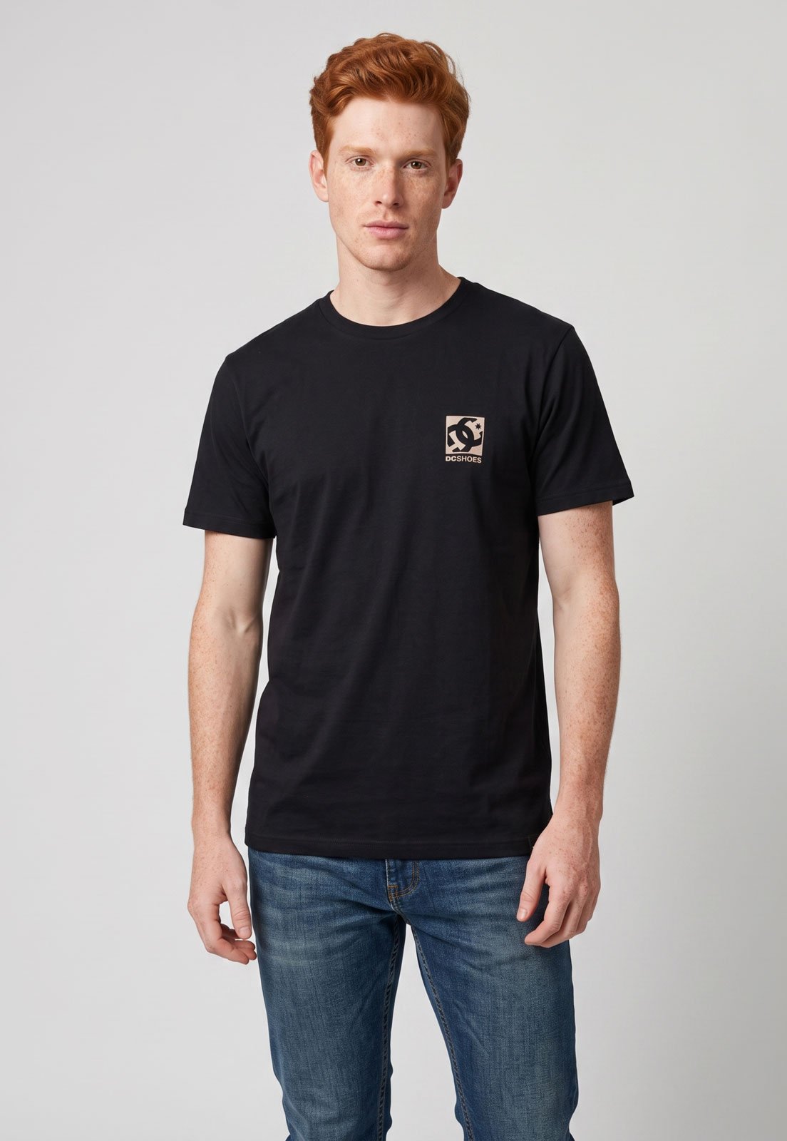 Camiseta Masculina DC Shoes Slant Preta