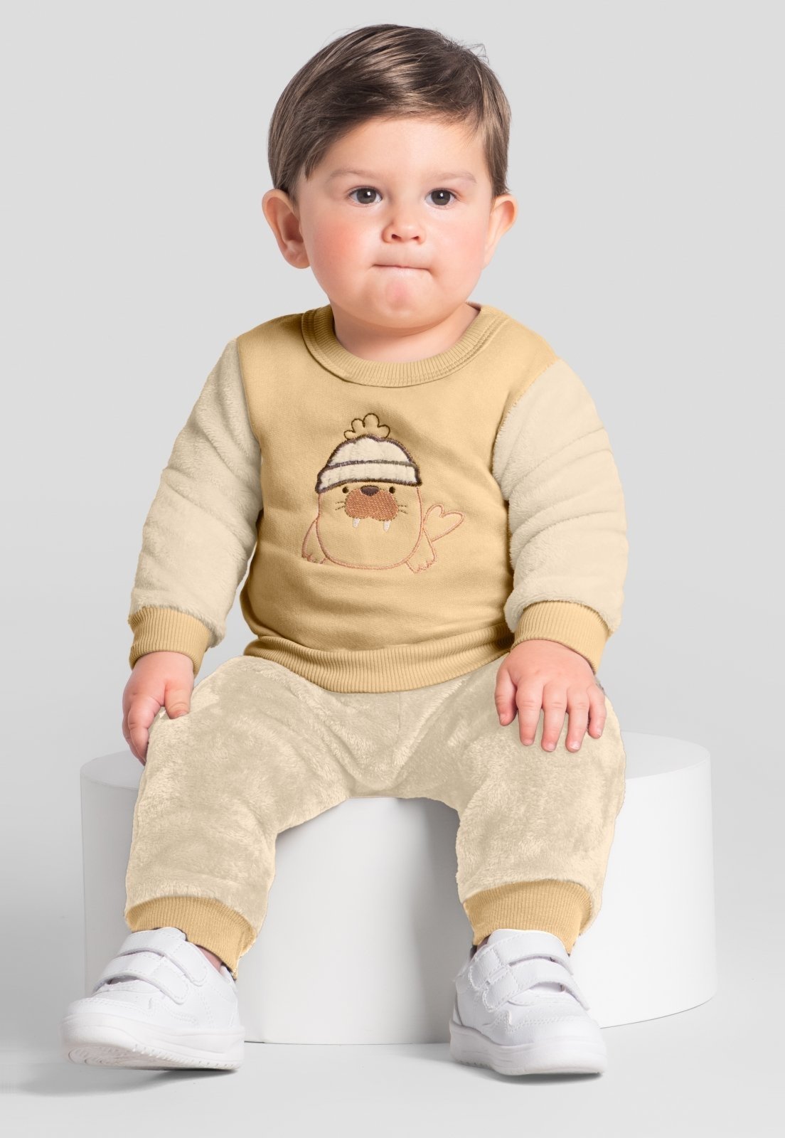 Infantil - Conjunto menino de leão marinho Brandili Baby