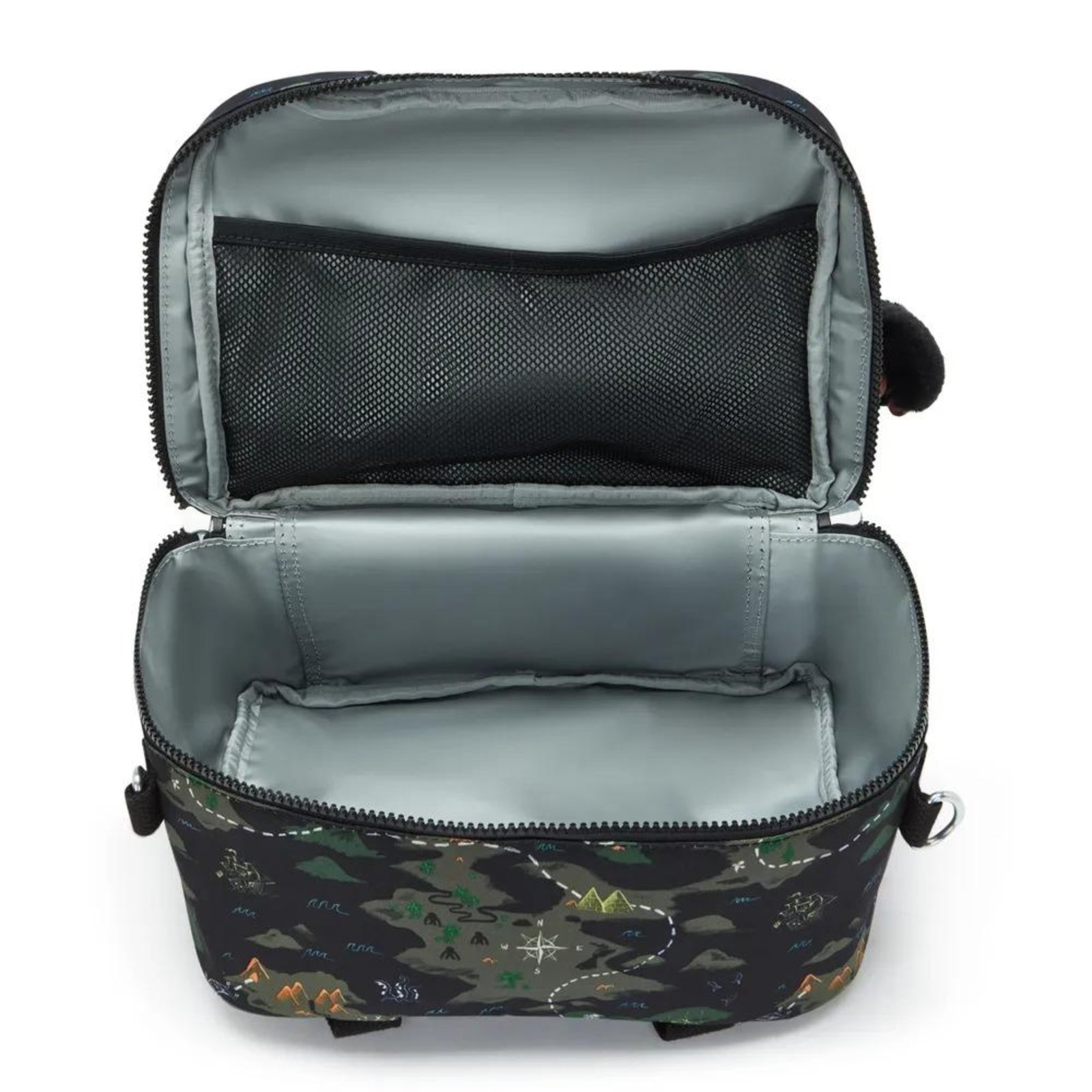 Vista 3 Infantil - Lancheira Kipling Miyo Camo Treasure verde Kipling verde