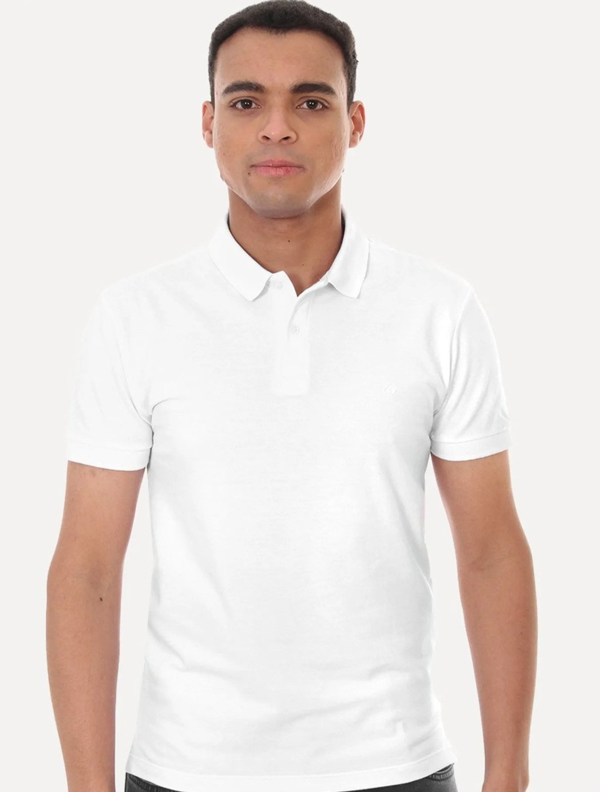 Polo Forum Masculina Piquet Basic Branca