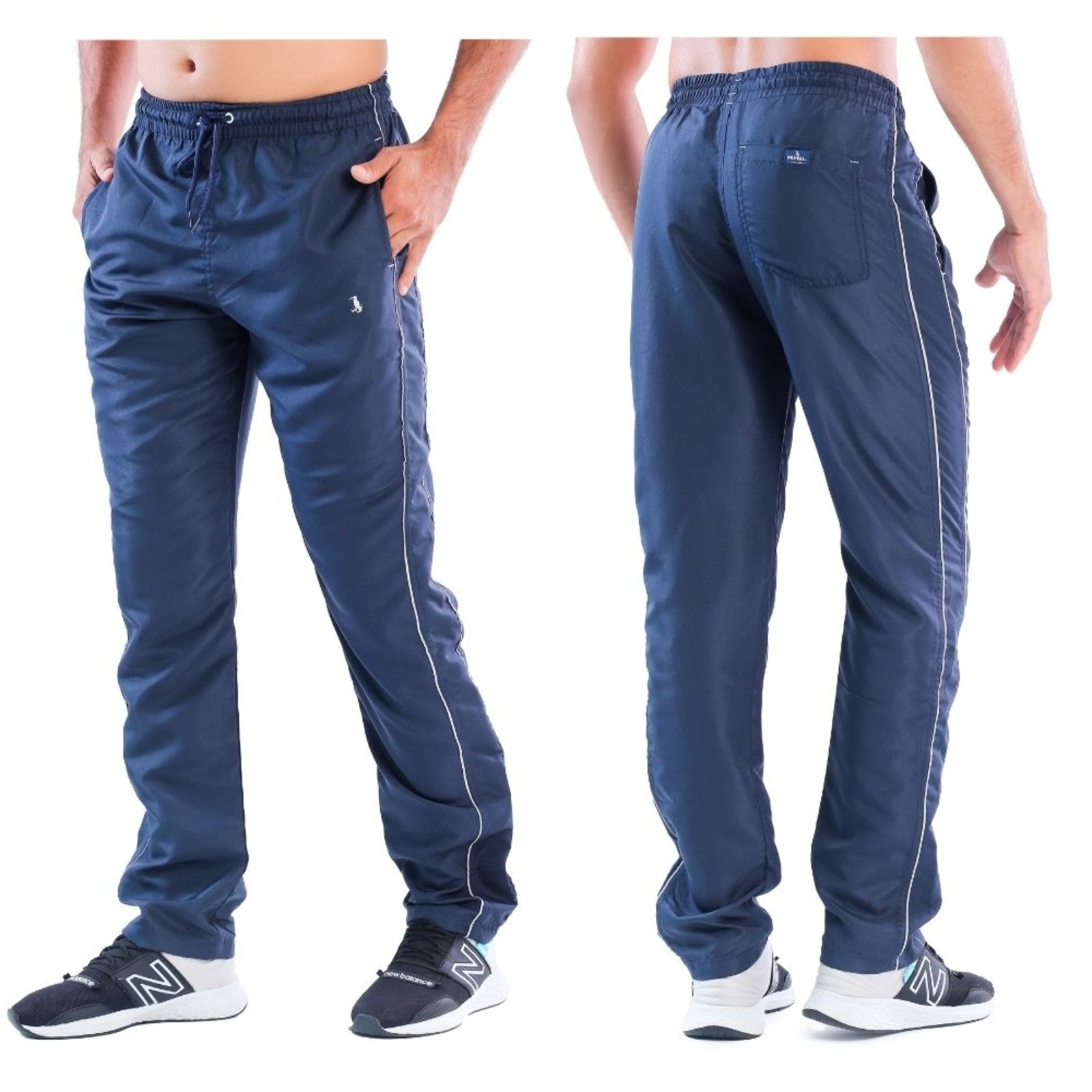kit 2 Calça tactel original Amil cor marinho//preto