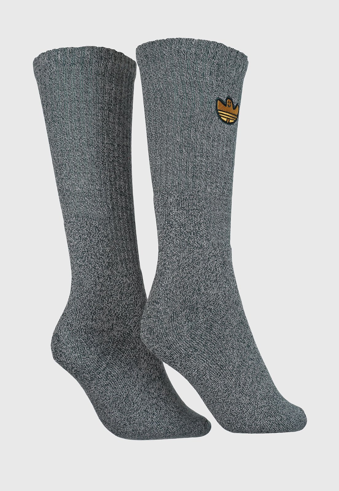 Vista 3 Meia Unissex adidas Originals Gonz Art cinza adidas Originals cinza