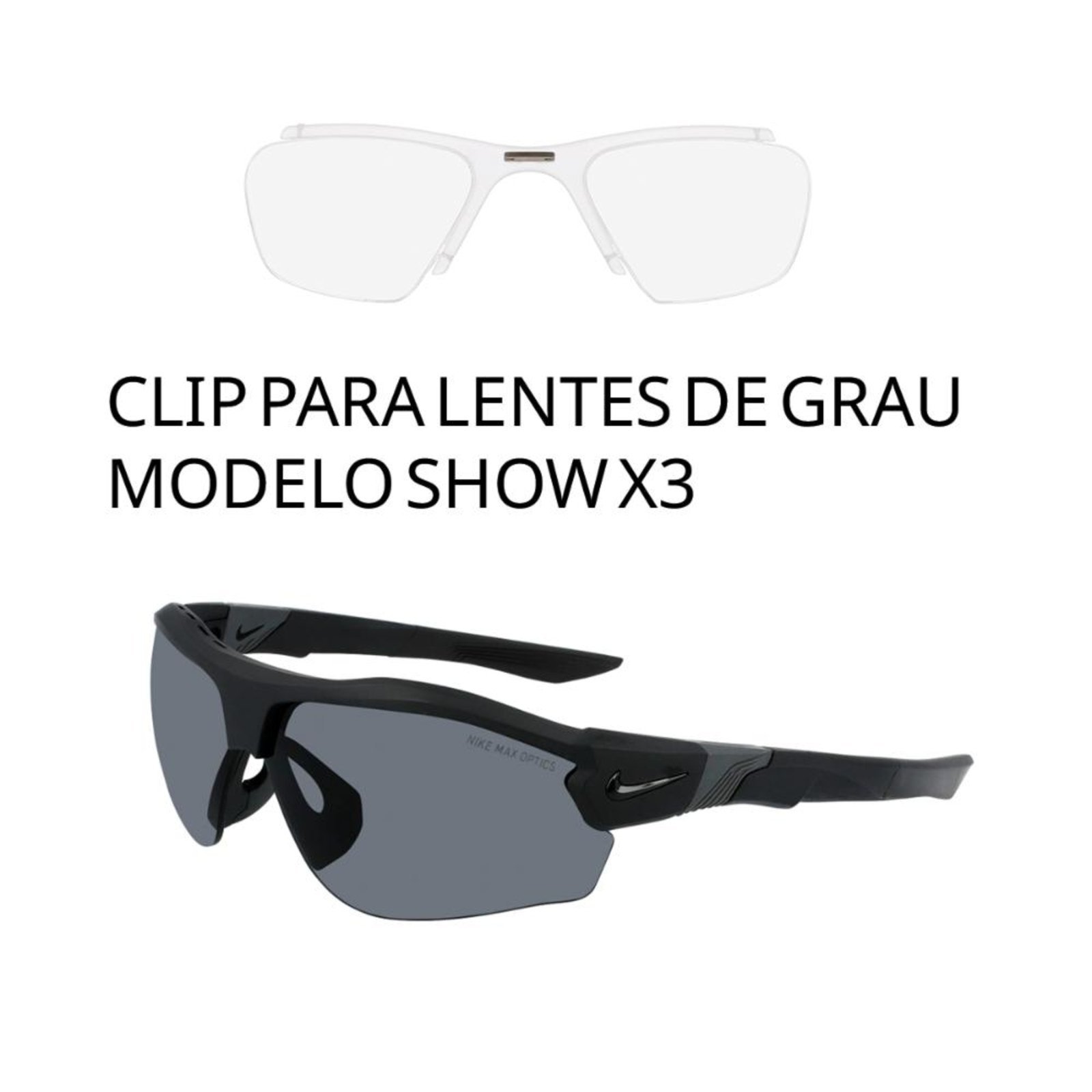Nike Rx Clip II Show X3 Crystal