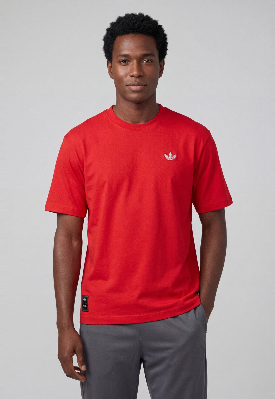 Camiseta Masculina adidas Originals Estampa Copa do Mundo 1994 Vermelha