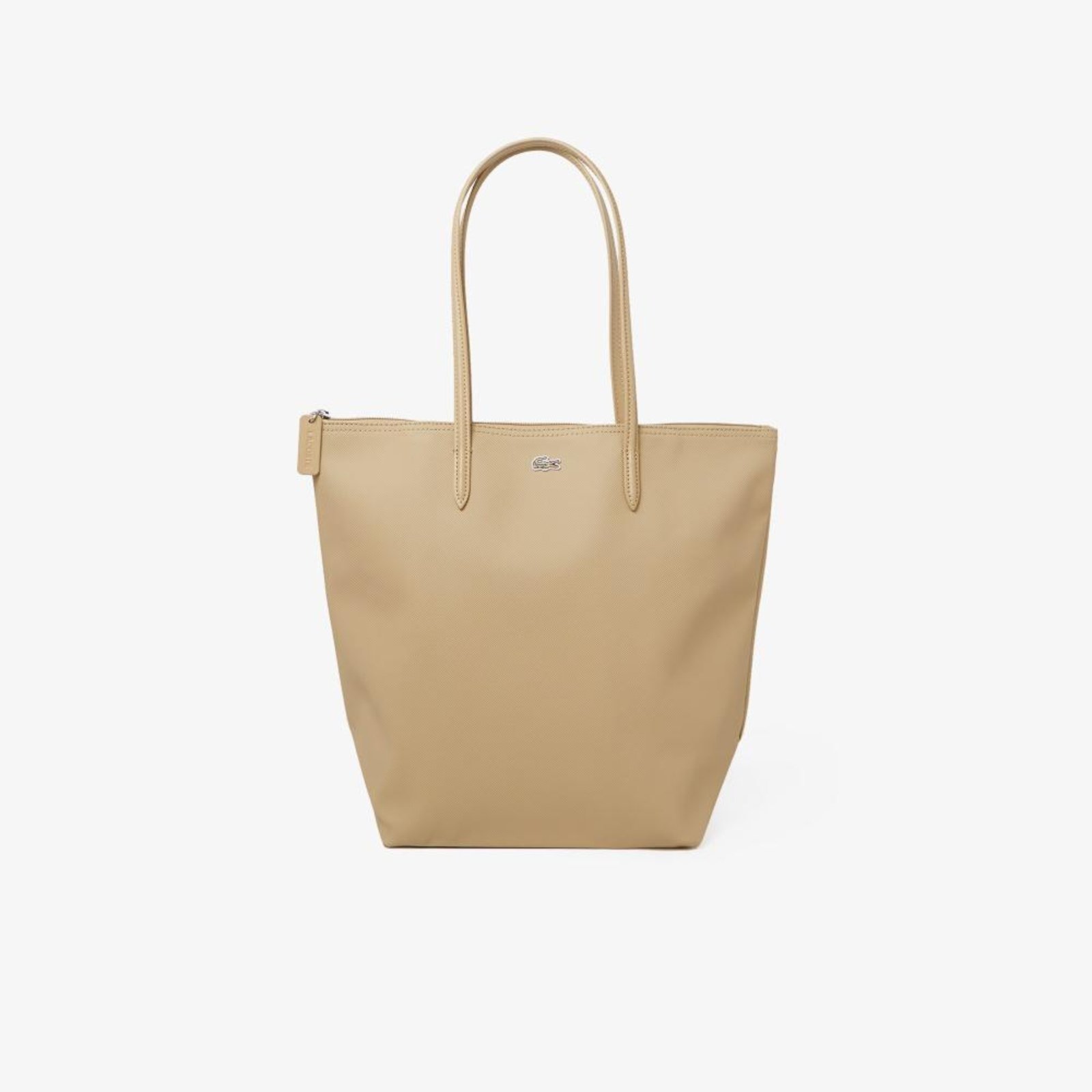 Vista 2 Bolsa Tote L.12.12 Concept Vertical com Zíper Lacoste preto Lacoste preto