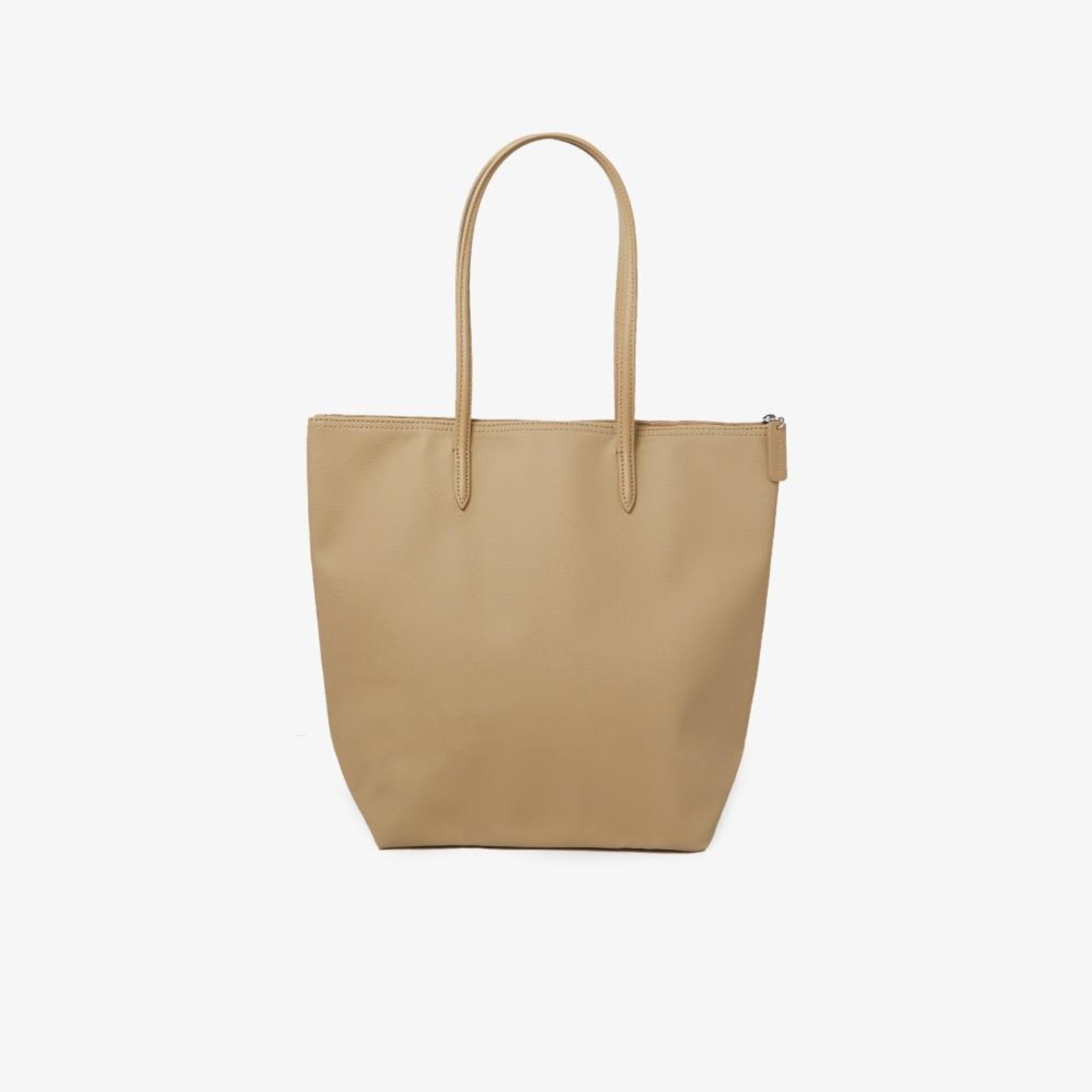 Vista 3 Bolsa Tote L.12.12 Concept Vertical com Zíper Lacoste bege Lacoste bege