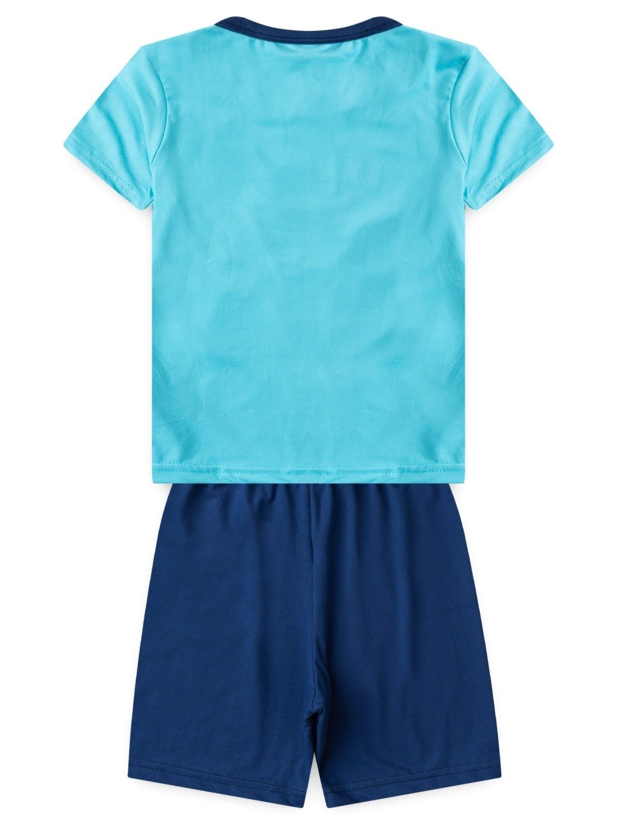 Vista 3 Pijama Platinum Jacaré Skatista Claro PLATINUM KIDS azul PLATINUM KIDS azul