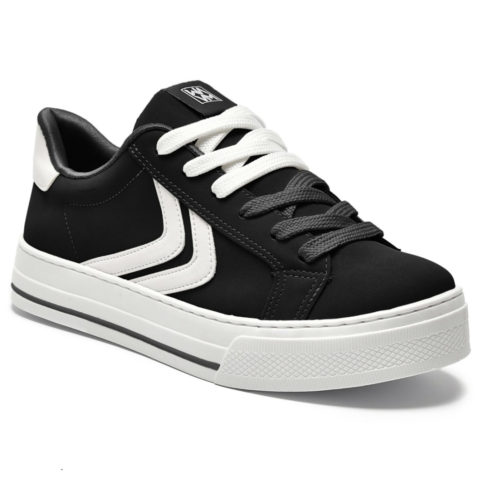 Tênis Casual Via Marte 027-025-02 Feminino – Preto/Branco