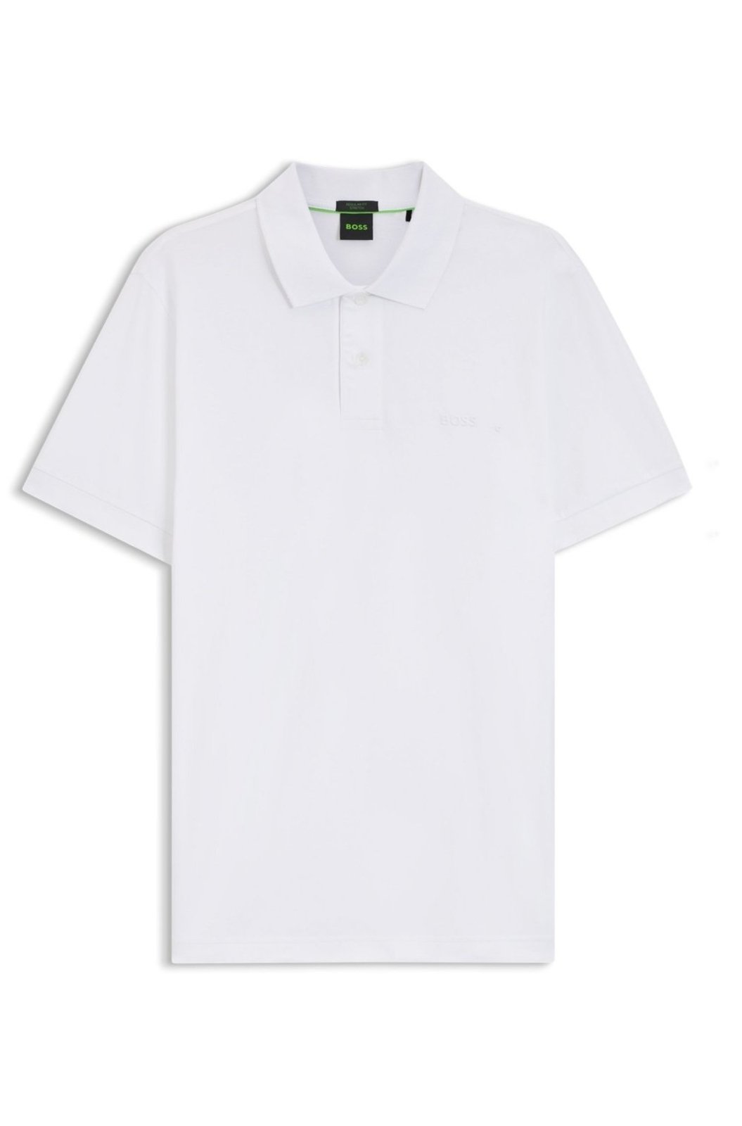 Polo De Ajuste Regular Com Logo Bordado