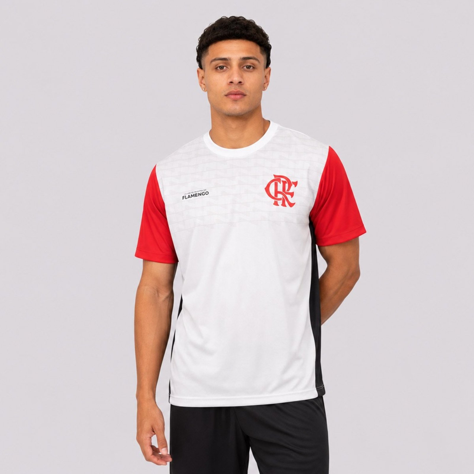 Camisa Flamengo Riso Branca