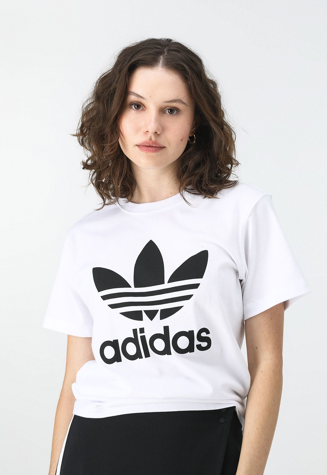Camiseta adidas Originals Trefoil Branca