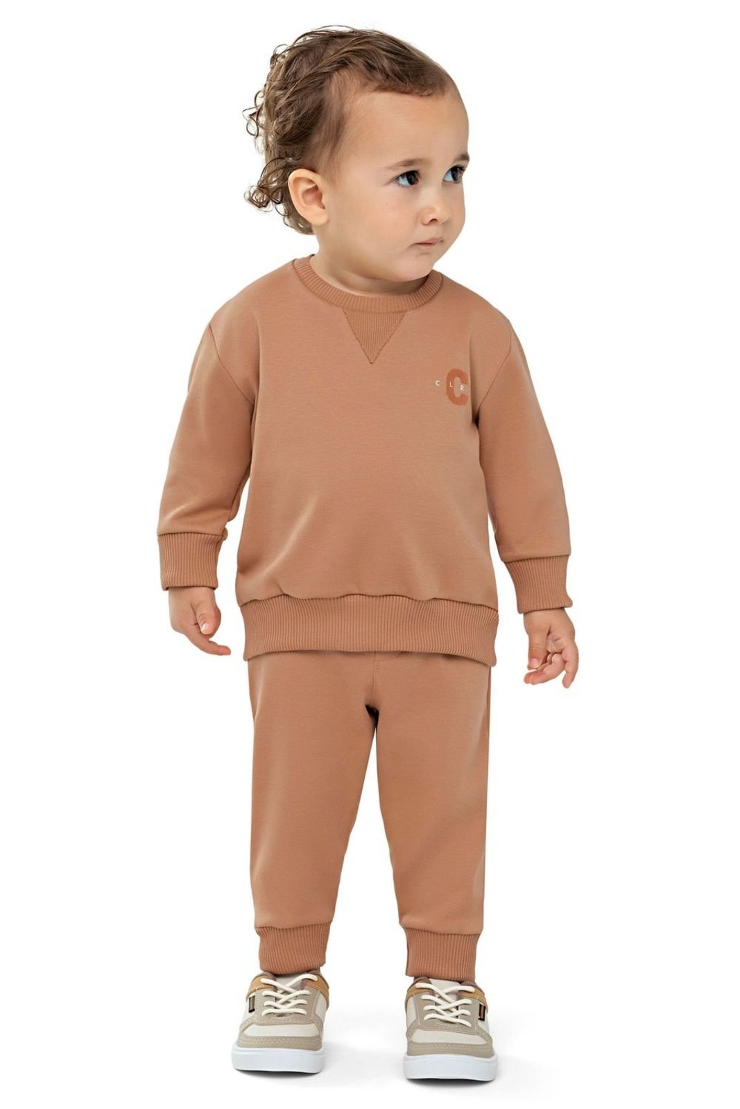 Infantil - Conjunto Menino Moletom Ponto Roma Colorittá Marrom