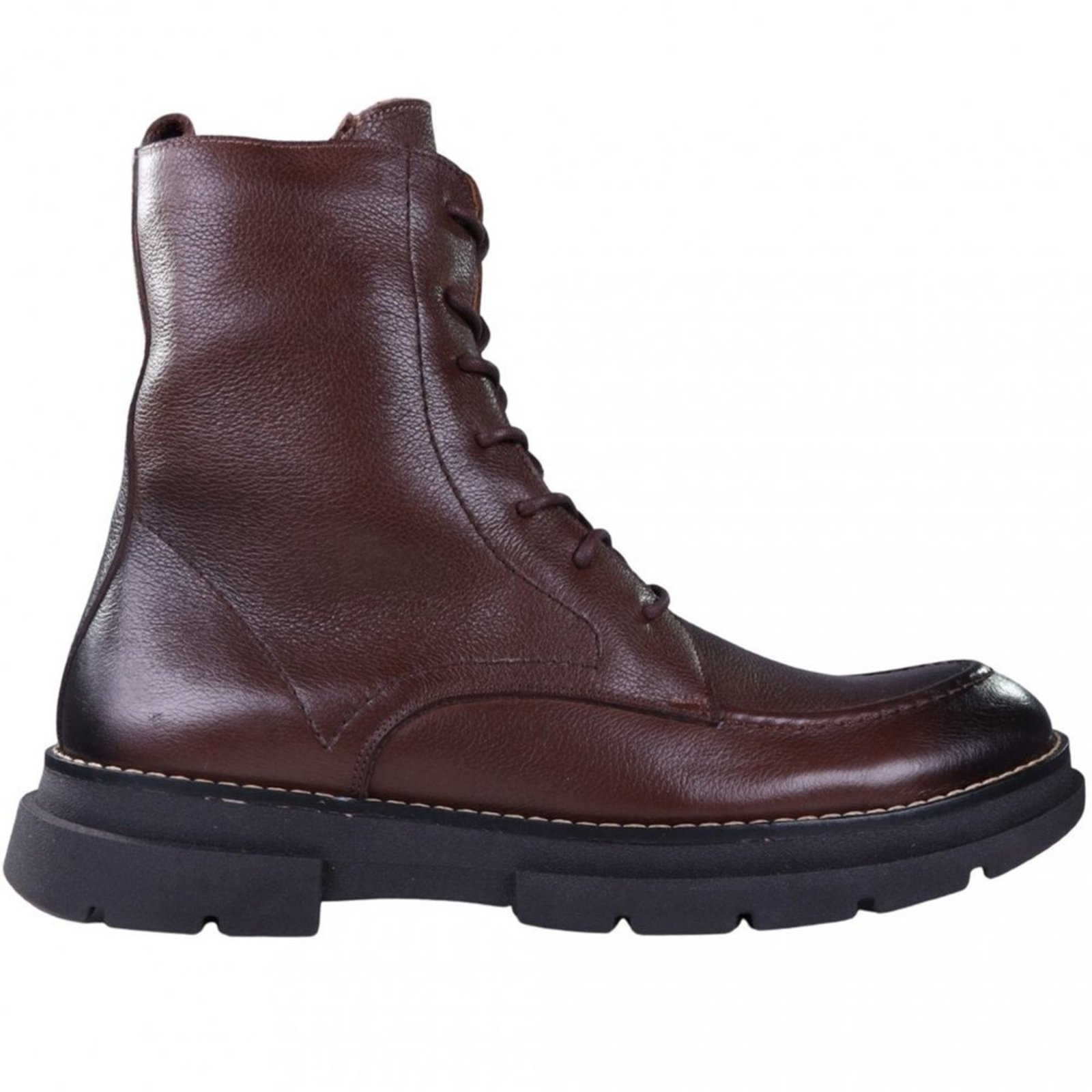 Bota Masculina em Couro Zariff Han003 Zariff Marrom