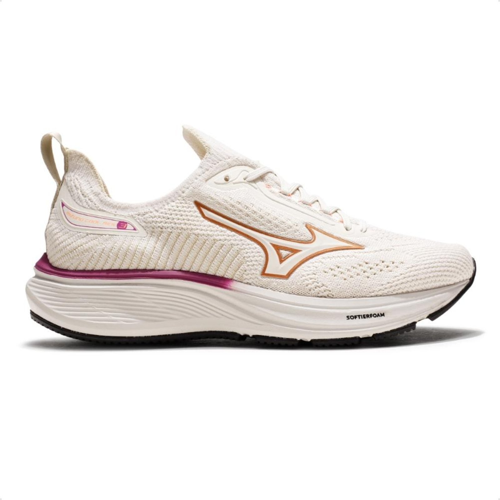 Tênis Mizuno Cool Ride 3 Feminino Bege
