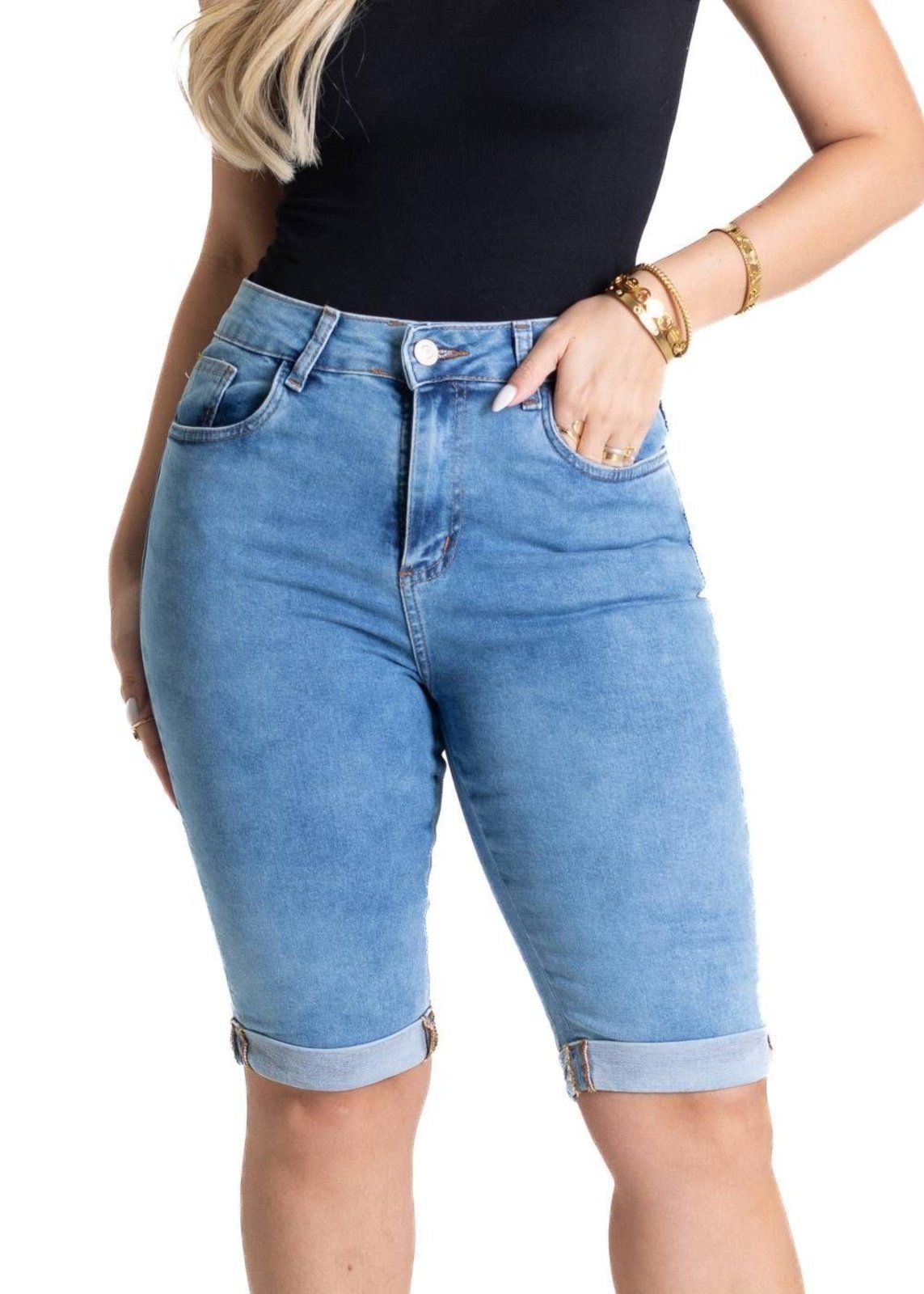 Bermuda Jeans Sawary – 281202 – Azul – Sawary
