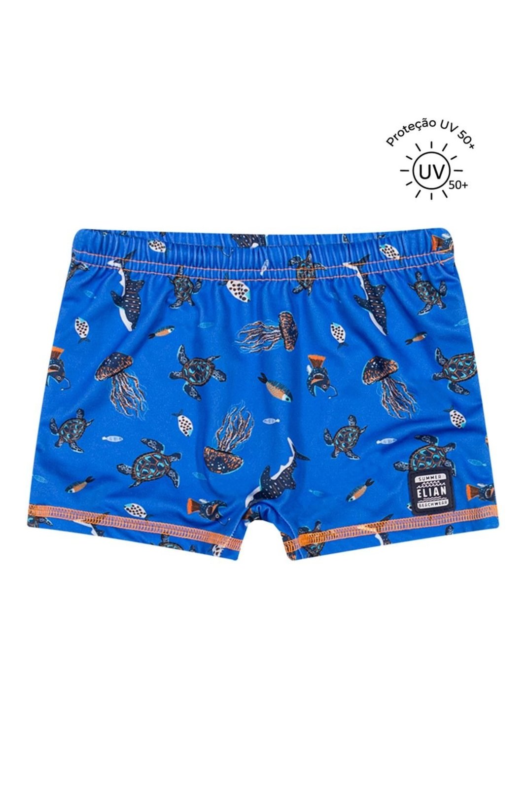 Sunga Boxer Menino Estampada Elian Azul
