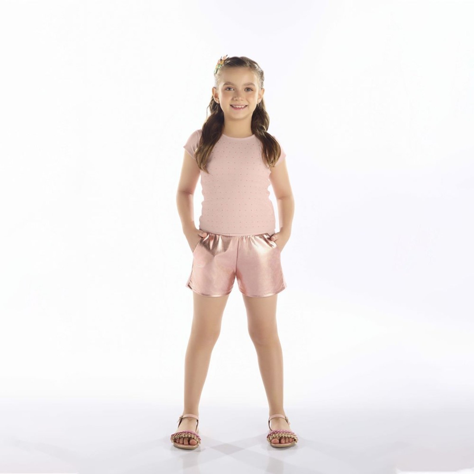 Infantil - Conjunto Menina - Rosa - 52325-11