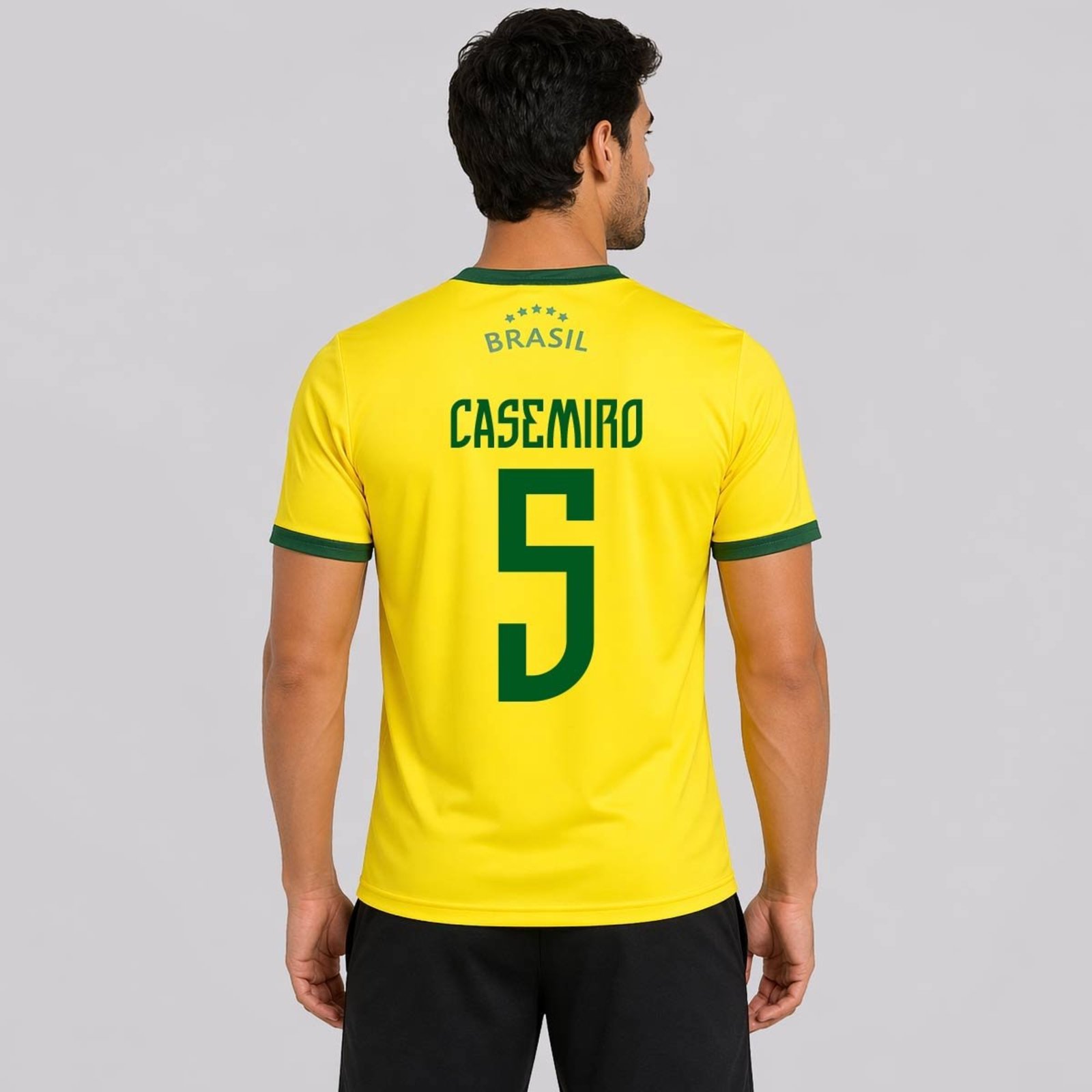 Camisa Brasil Canarinho 5 Casemiro