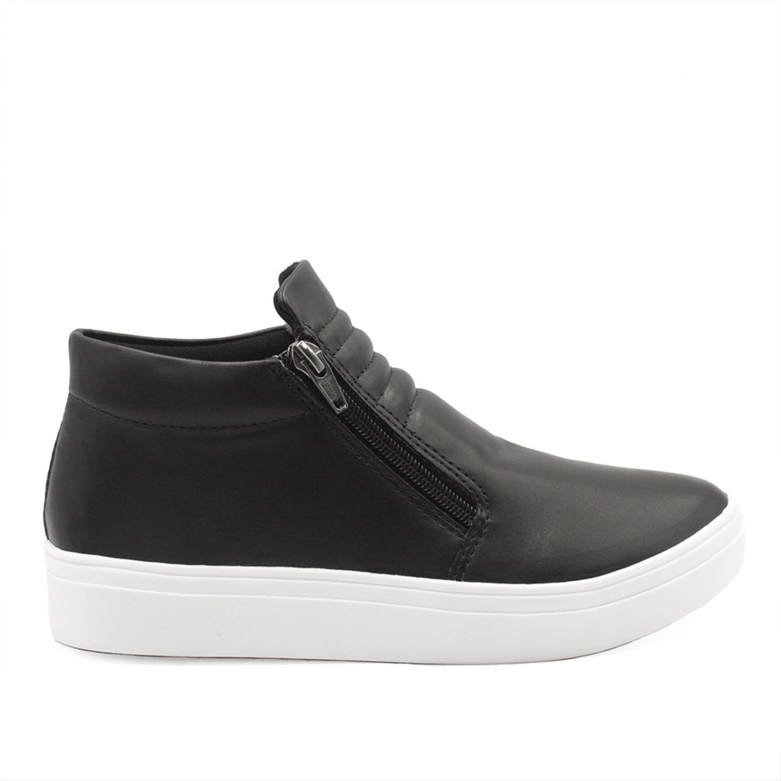Bota Zatta Cano Curto Zíper Lateral Pathy Preto