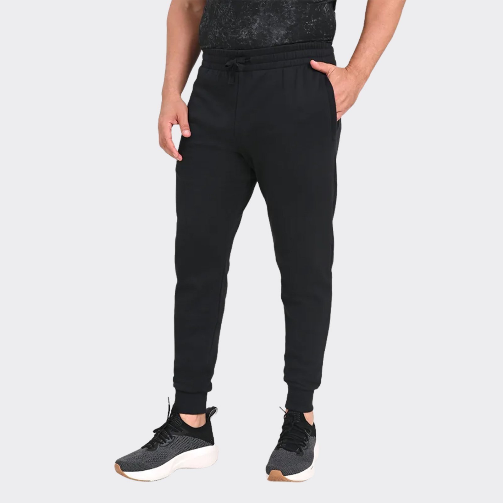 Vista 3 Calça Jogging Under Armour Rival Fleece Preta preto Under Armour preto