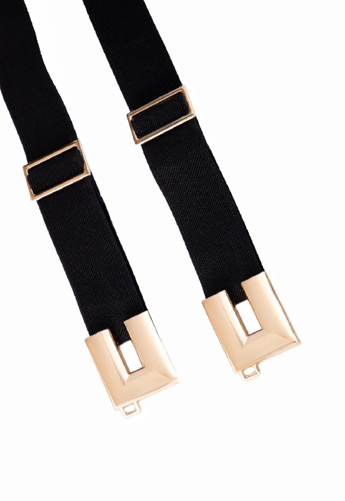Vista 2 Cinto Cabanafree COM ELASTICO REGULAGEM FIVELA EM FORMA DE U preto preto