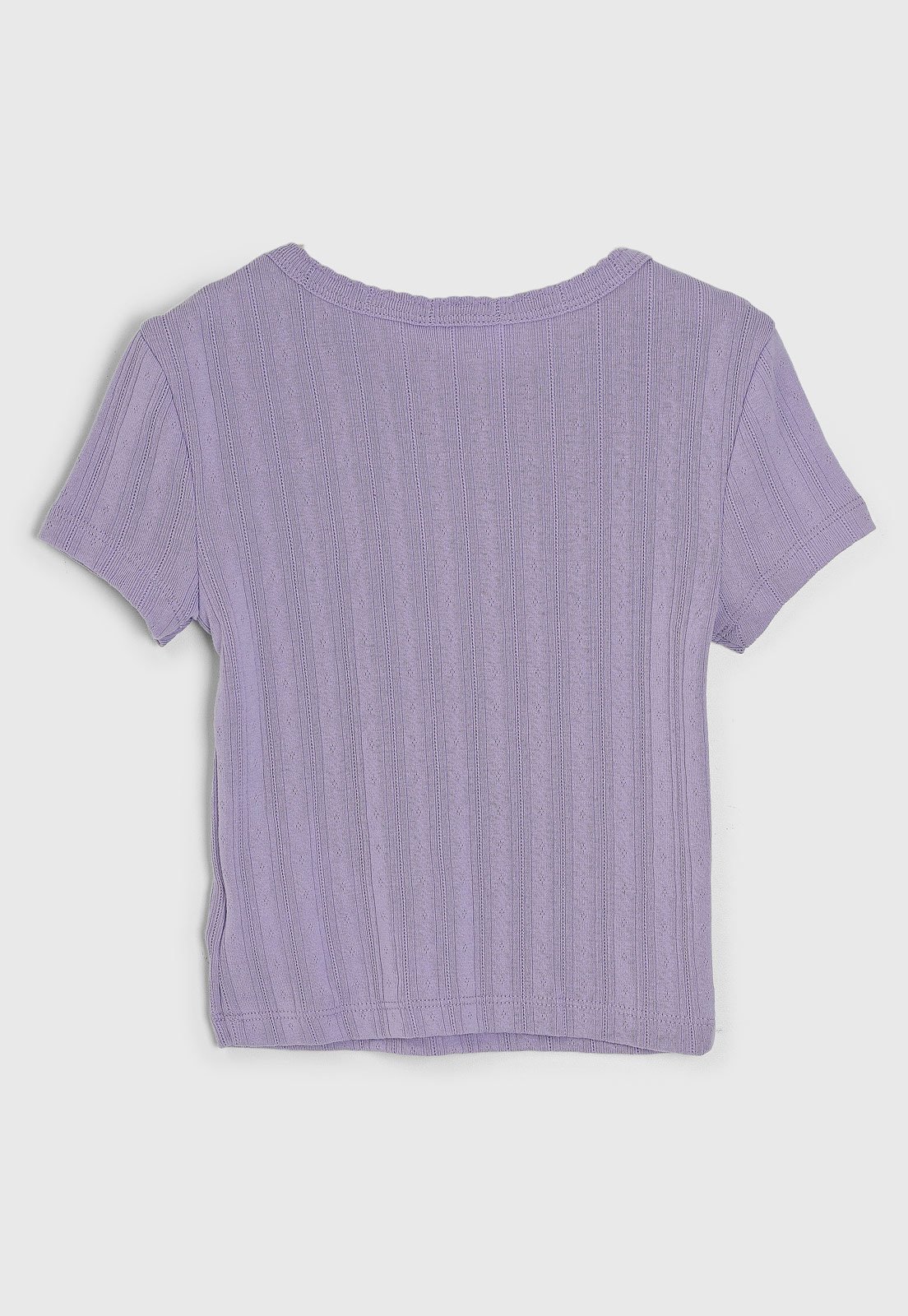 Vista 3 Infantil - Camiseta GAP Canelada Lacinho lilás GAP lilás