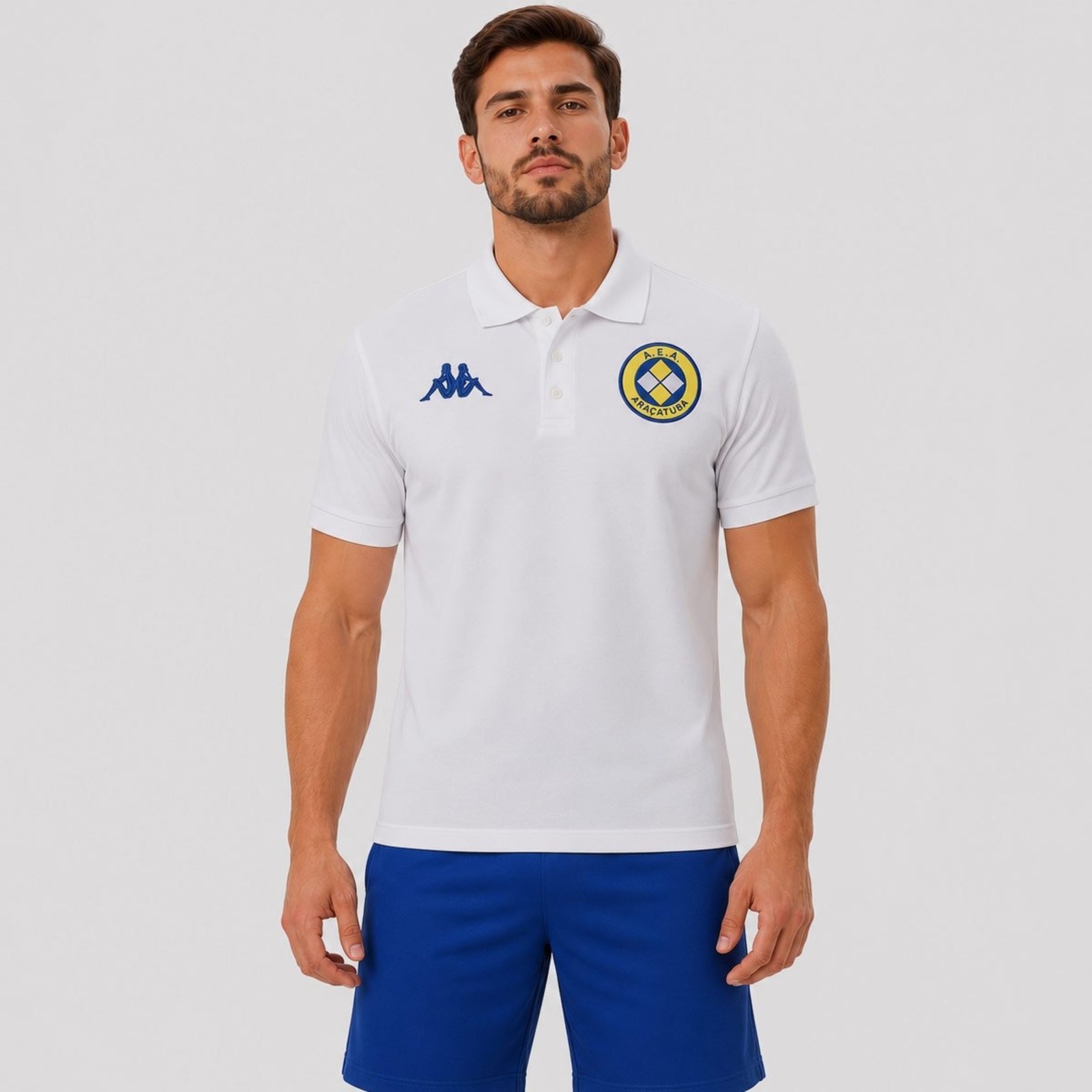 Polo Kappa Piquet Araçatuba 2026 Branca