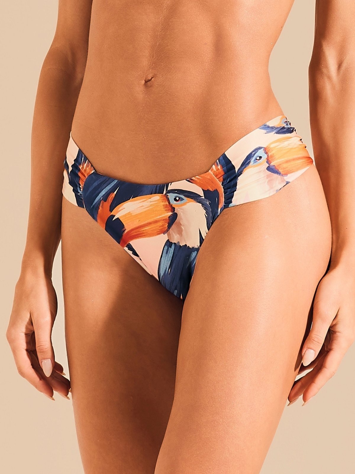Calça Biquini Lateral Drapeada Céu de Quartzo BQ1733CL