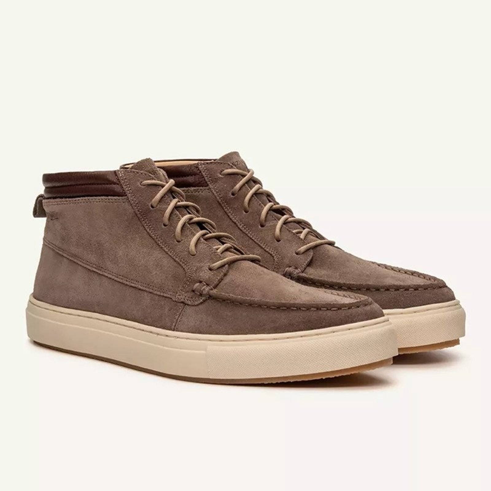 Bota Masculina Couro Cinza Rato - Hareng