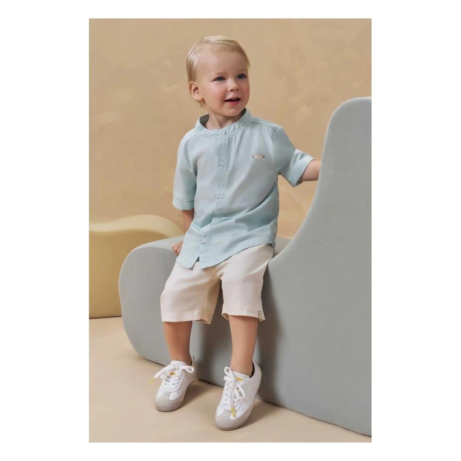 Infantil - Bermuda Menina Cru Johnny Fox 1 Bege