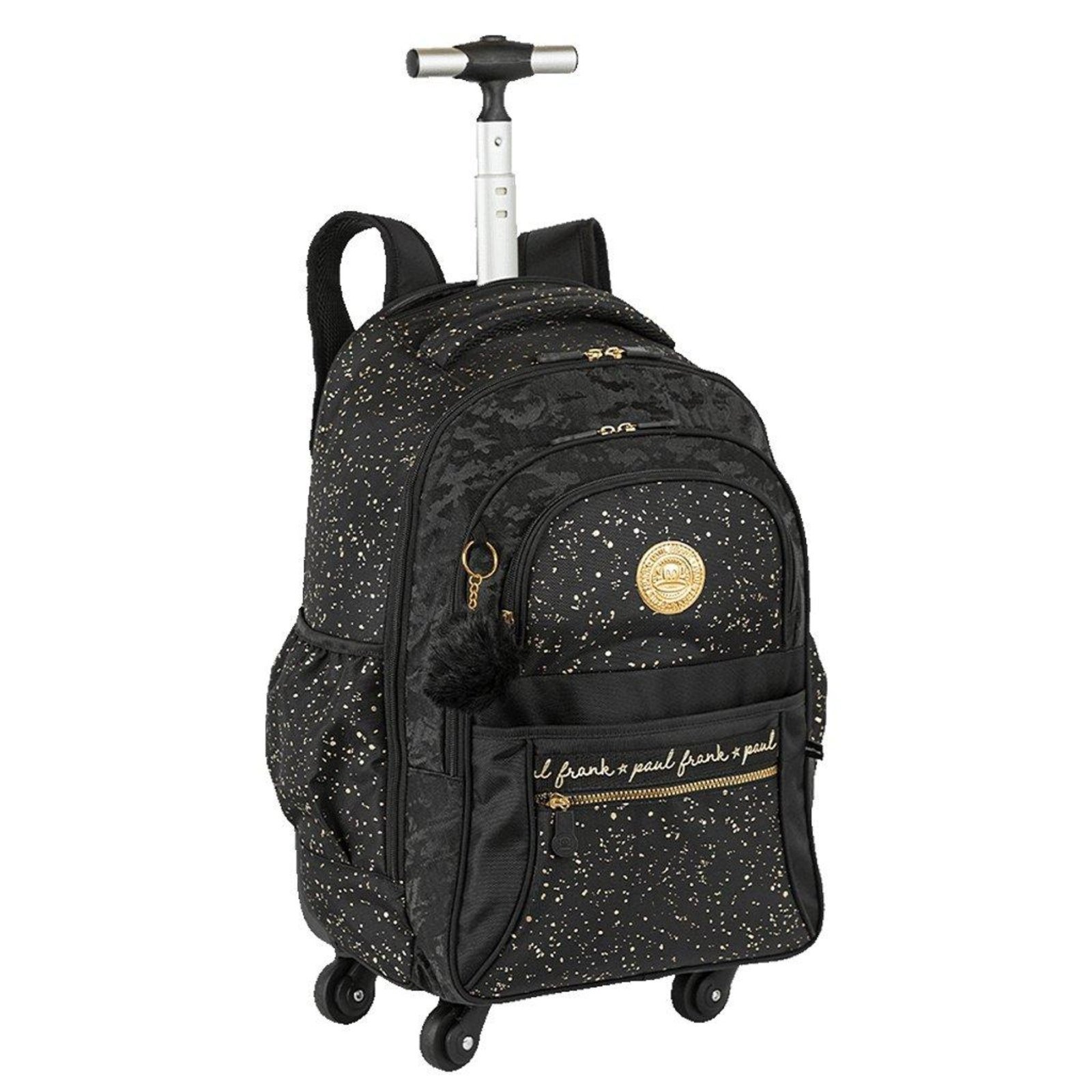 Vista 3 Infantil - Mochila com Carrinho Sestini Paul Frank Styles Gold e Preto incolor gold Sestini incolor gold