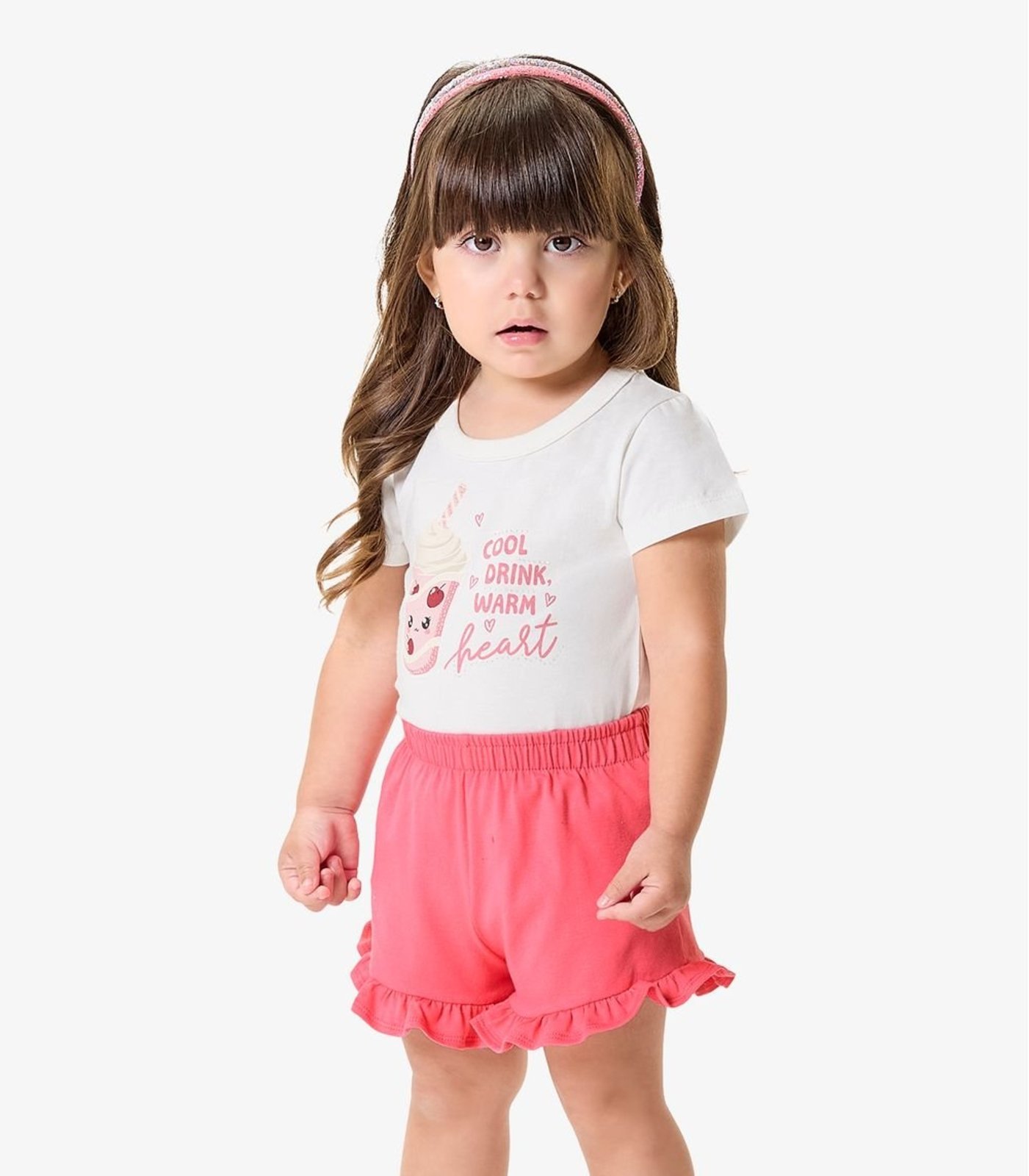 Infantil - Conjunto Blusa Com Ciclista Rovi Bege