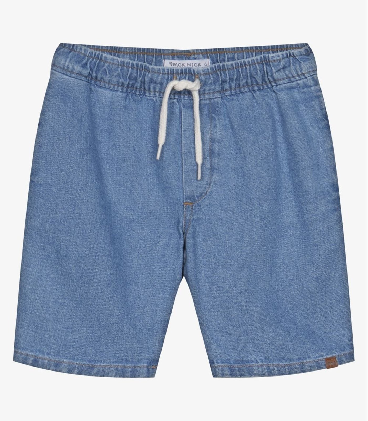 Infantil - Bermuda Jeans Com Elastico Trick Nick Azul