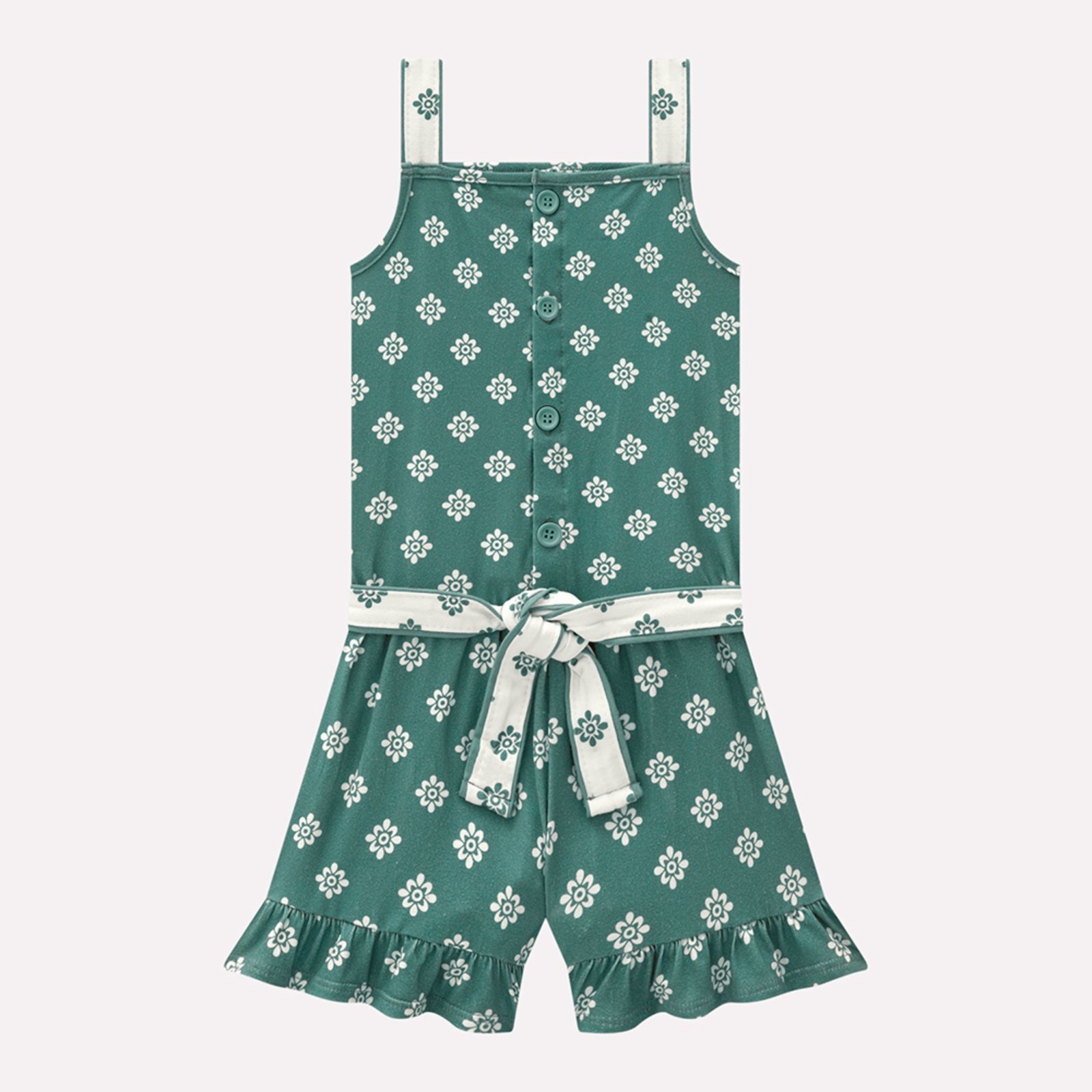 Infantil – Macaquinho Menina em Cotton Milon