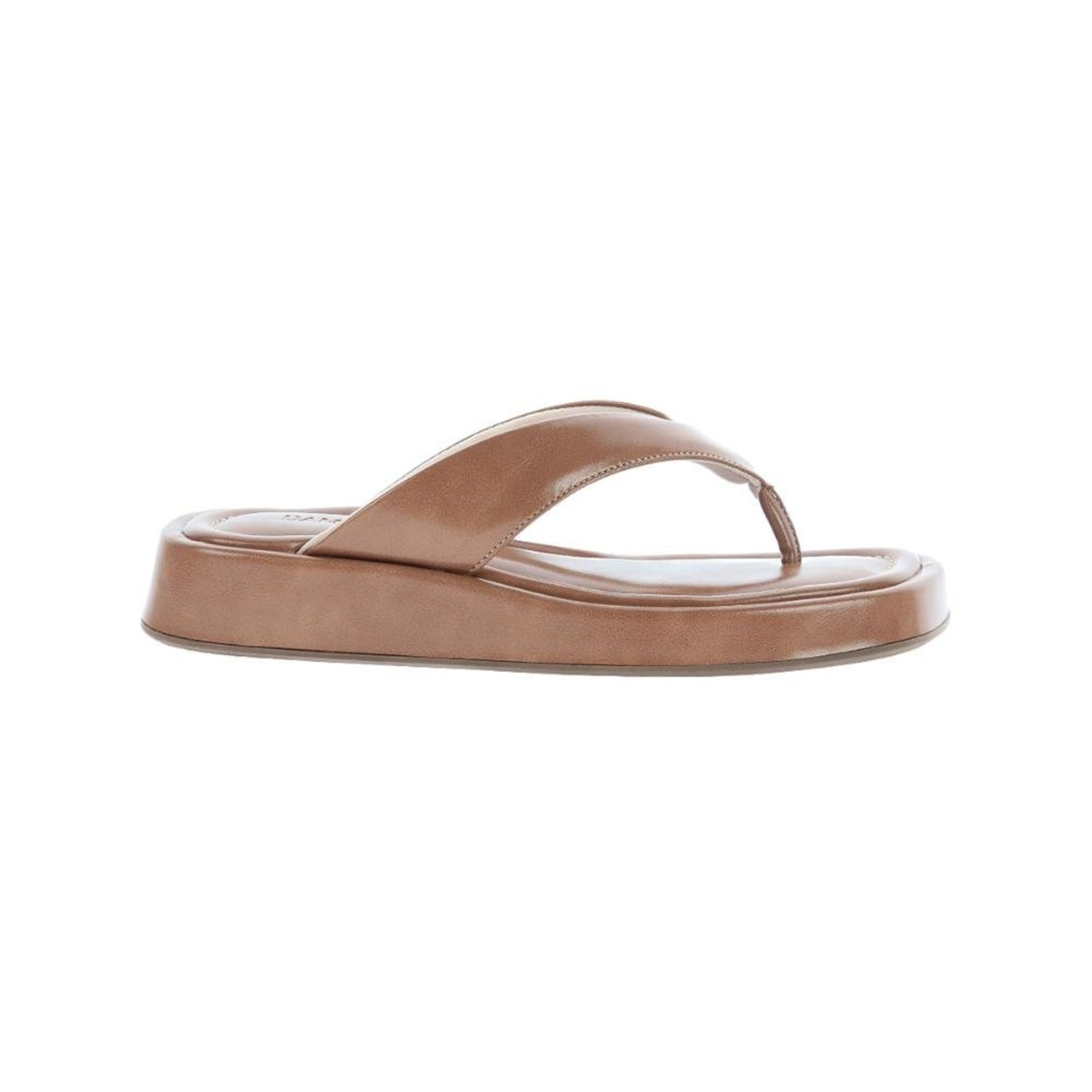 Sabrina - Sandália Flat Feminina Plataforma Bege Bege