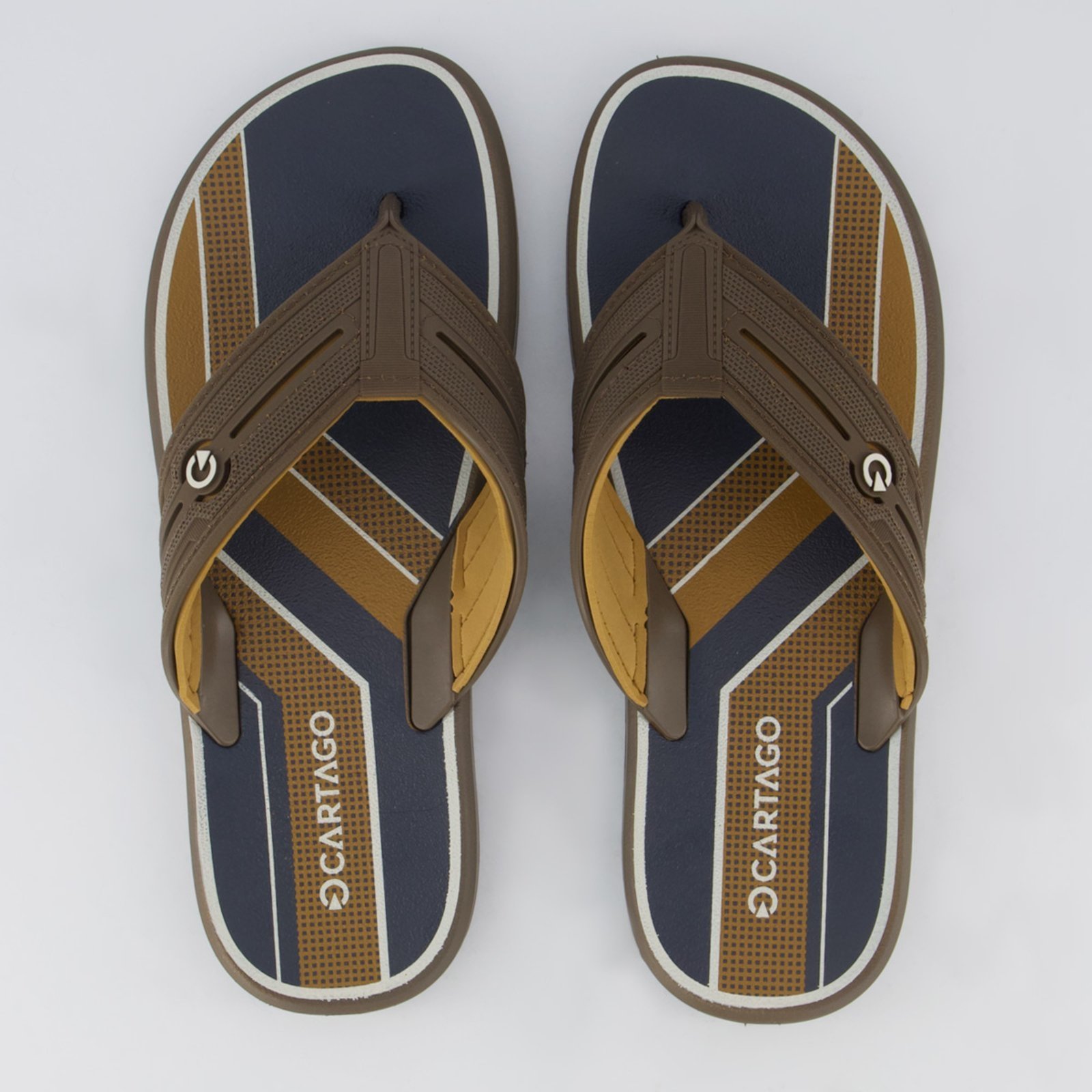 Chinelo Cartago Palermo III Marrom